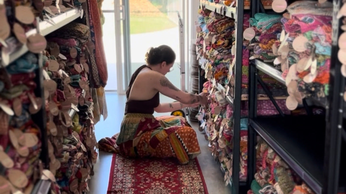 Meet Kaitlin: Customer Service Queen, Shipping Wizard & Kantha Lover