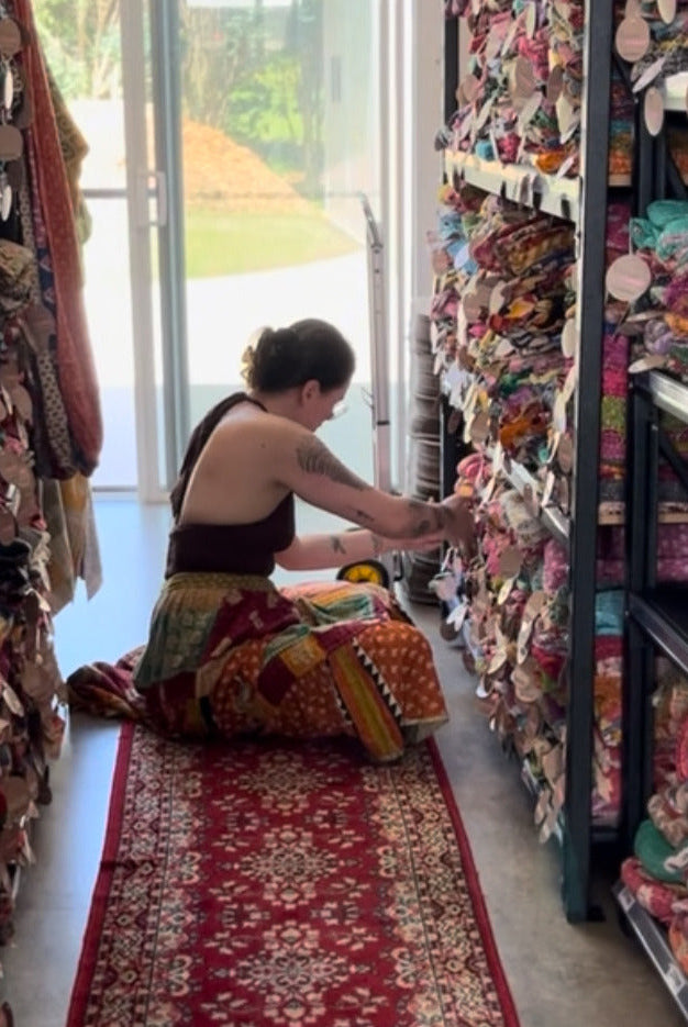 Meet Kaitlin: Customer Service Queen, Shipping Wizard & Kantha Lover