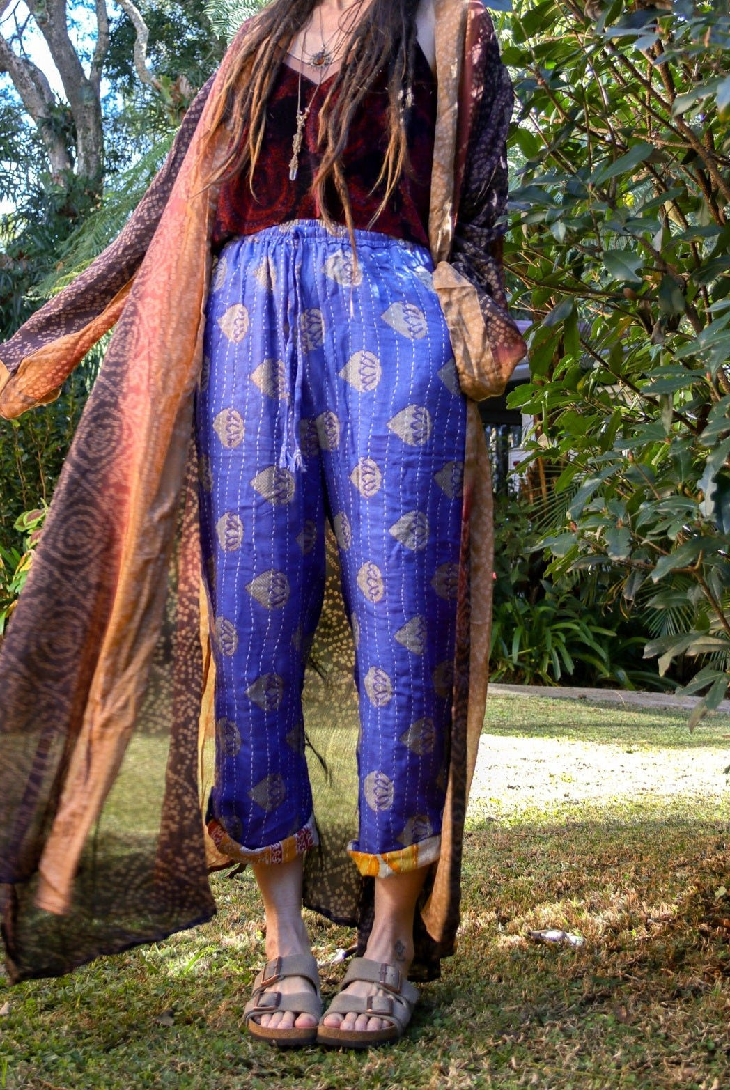 Dhara Kantha Pants - Renew Bohemian Pty Ltd