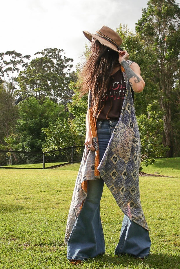 Gemini Kantha Vests - Renew Bohemian Pty Ltd