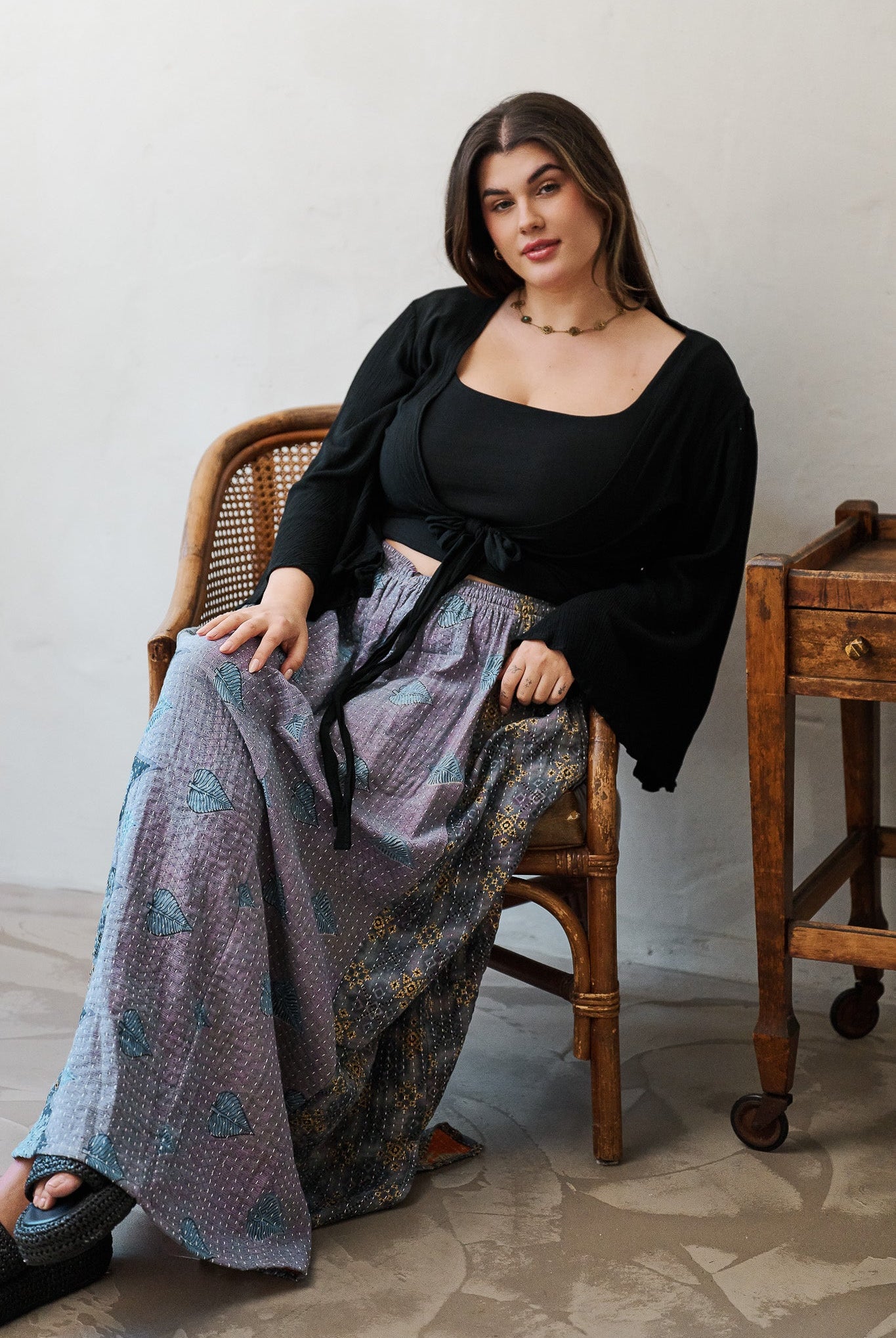 Rasika Kantha Skirt - Renew Bohemian Pty Ltd