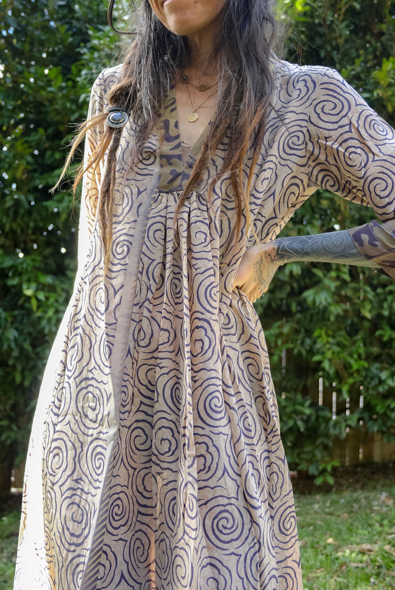 Selene Kantha Dress RenewBohemian