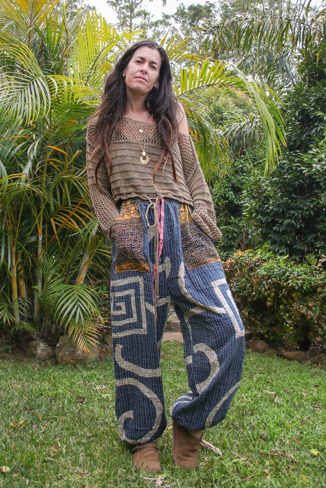 Tula Kantha Joggers - Renew Bohemian Pty Ltd