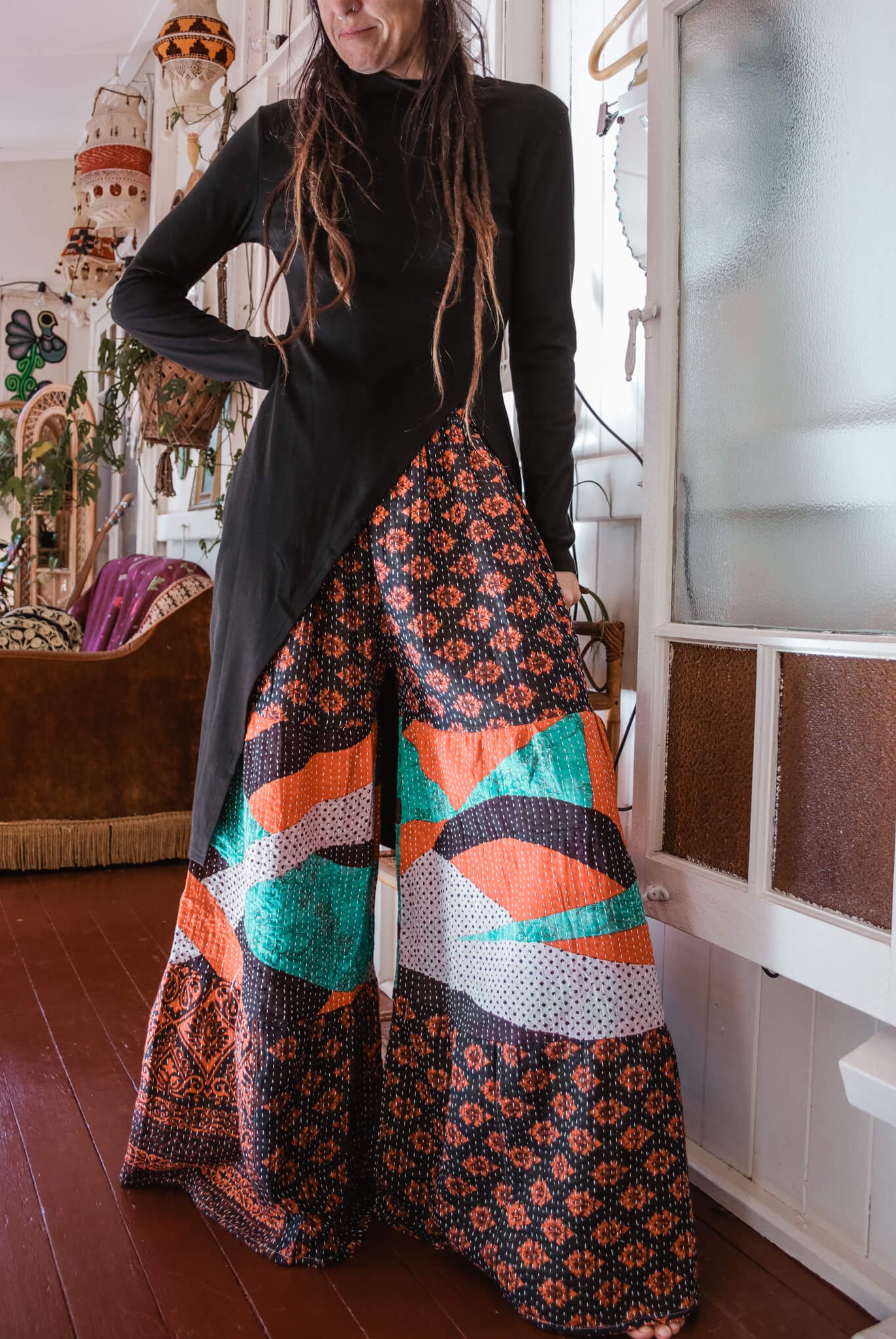 Mahi Kantha Pants - Renew Bohemian Pty Ltd