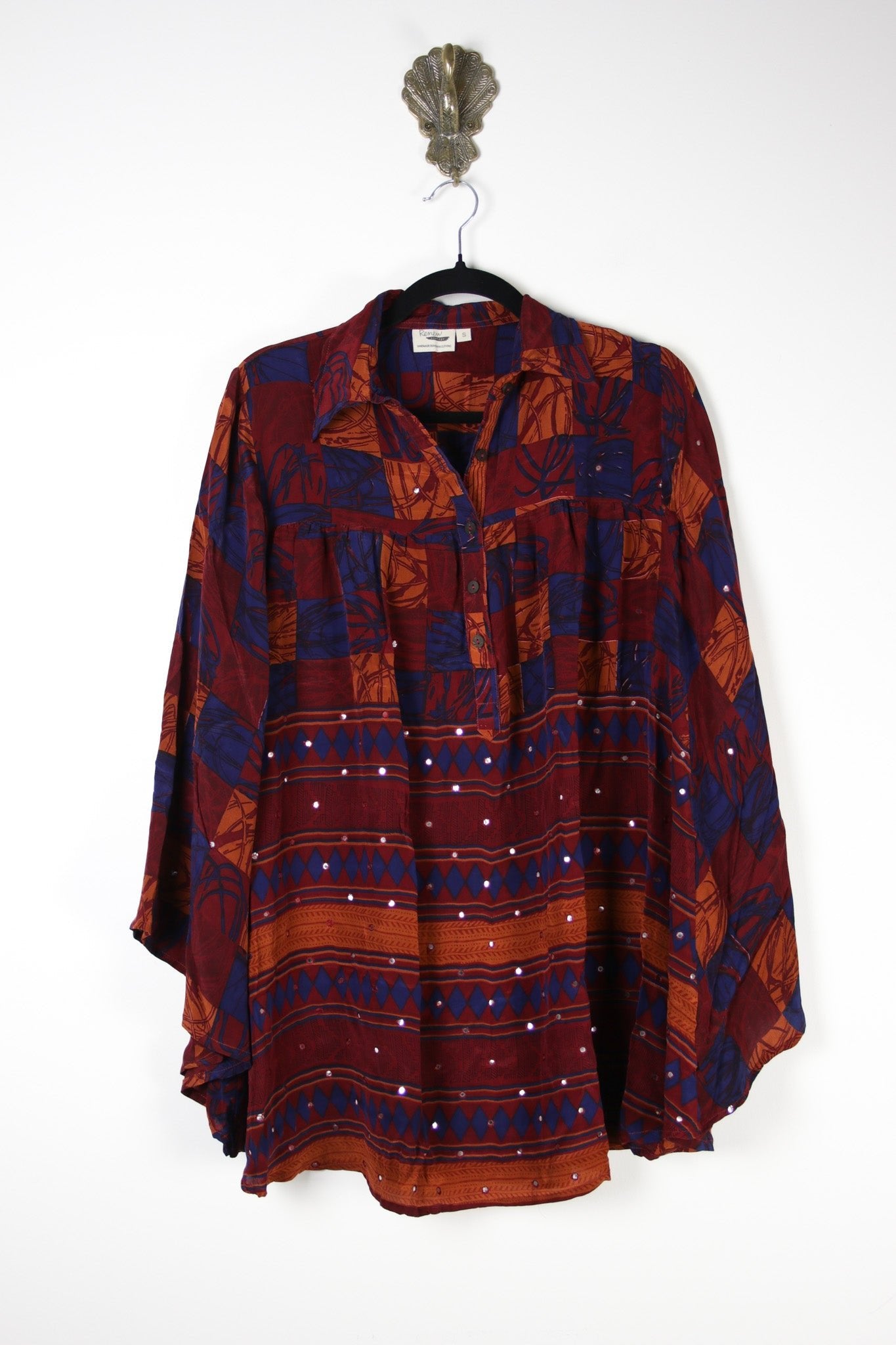 Amara Blouse M (17978) AmaraBlouseMRenewVintage179781 Renew Bohemian Pty Ltd