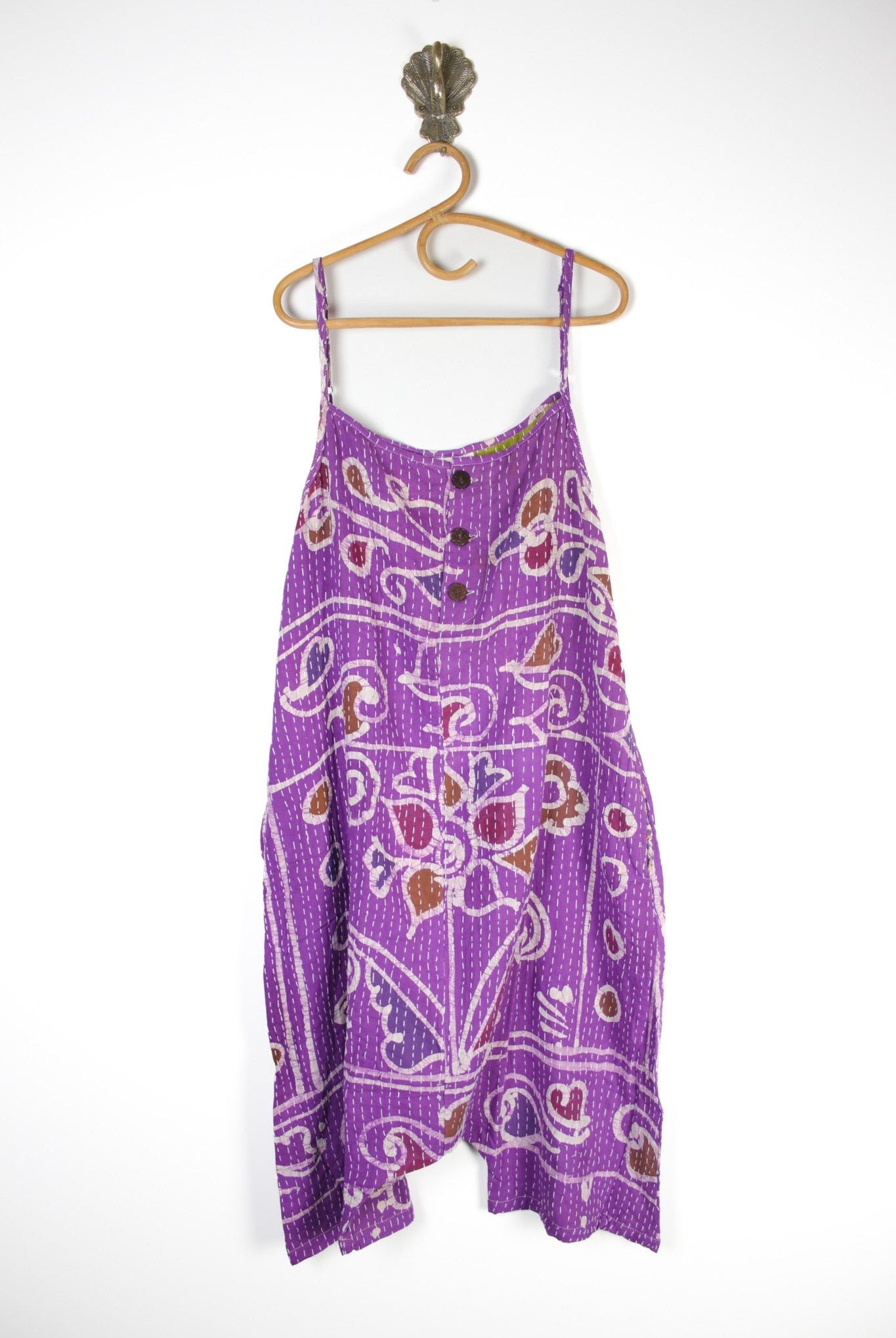 Asha Romper L (15525) AshaJumpsuitLRenewVintage155251 Renew Bohemian Pty Ltd