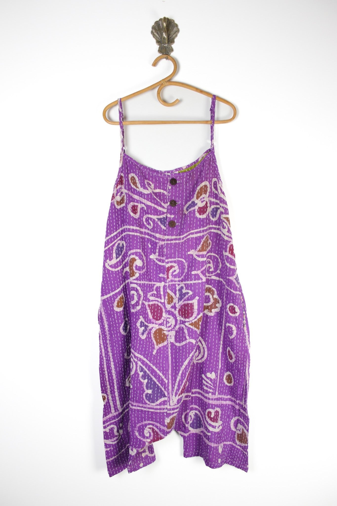 Asha Romper L (15525) AshaJumpsuitLRenewVintage155251 Renew Bohemian Pty Ltd