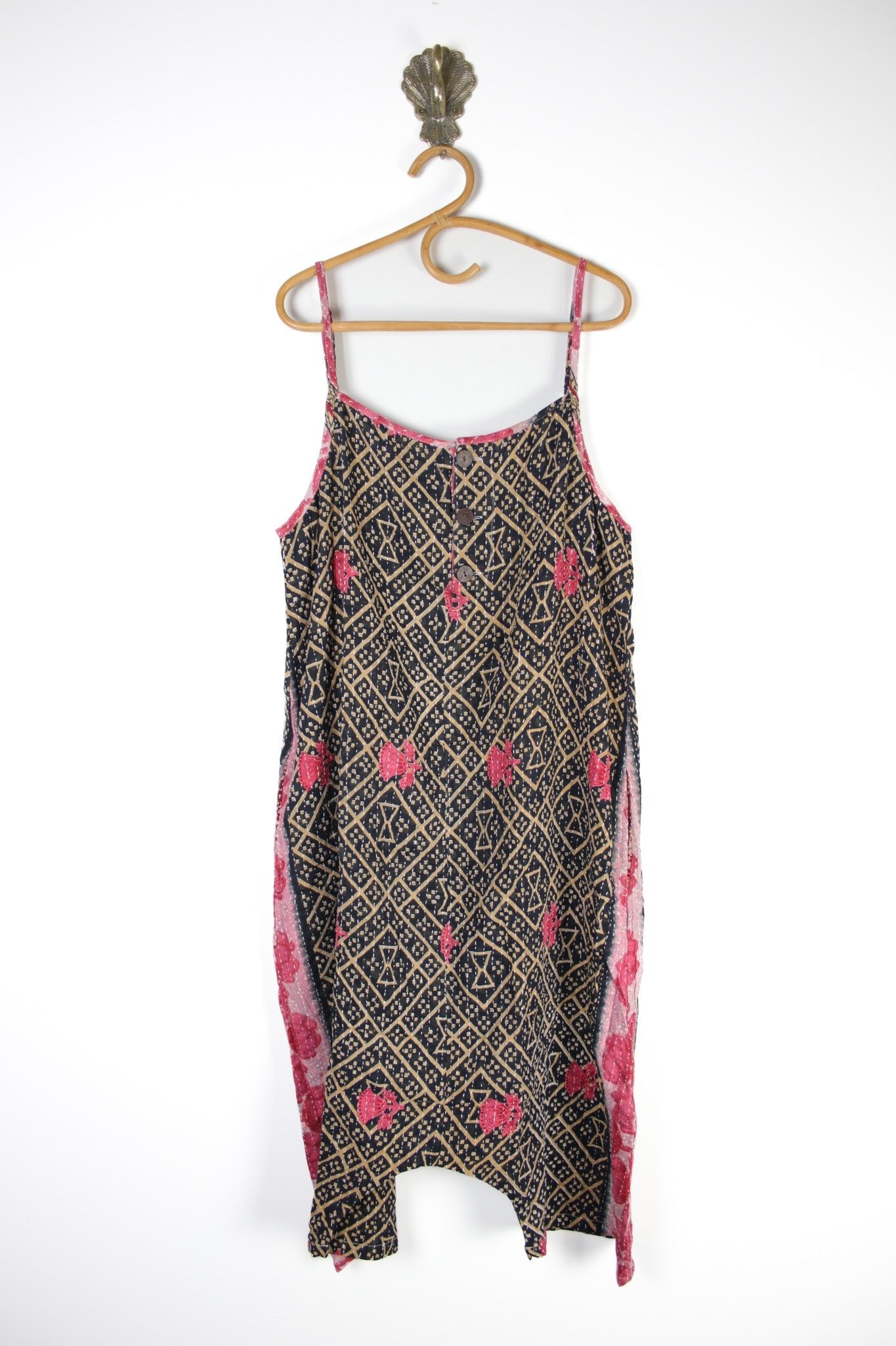 Asha Romper M (15530) AshaJumpsuitMRenewVintage155301 Renew Bohemian Pty Ltd