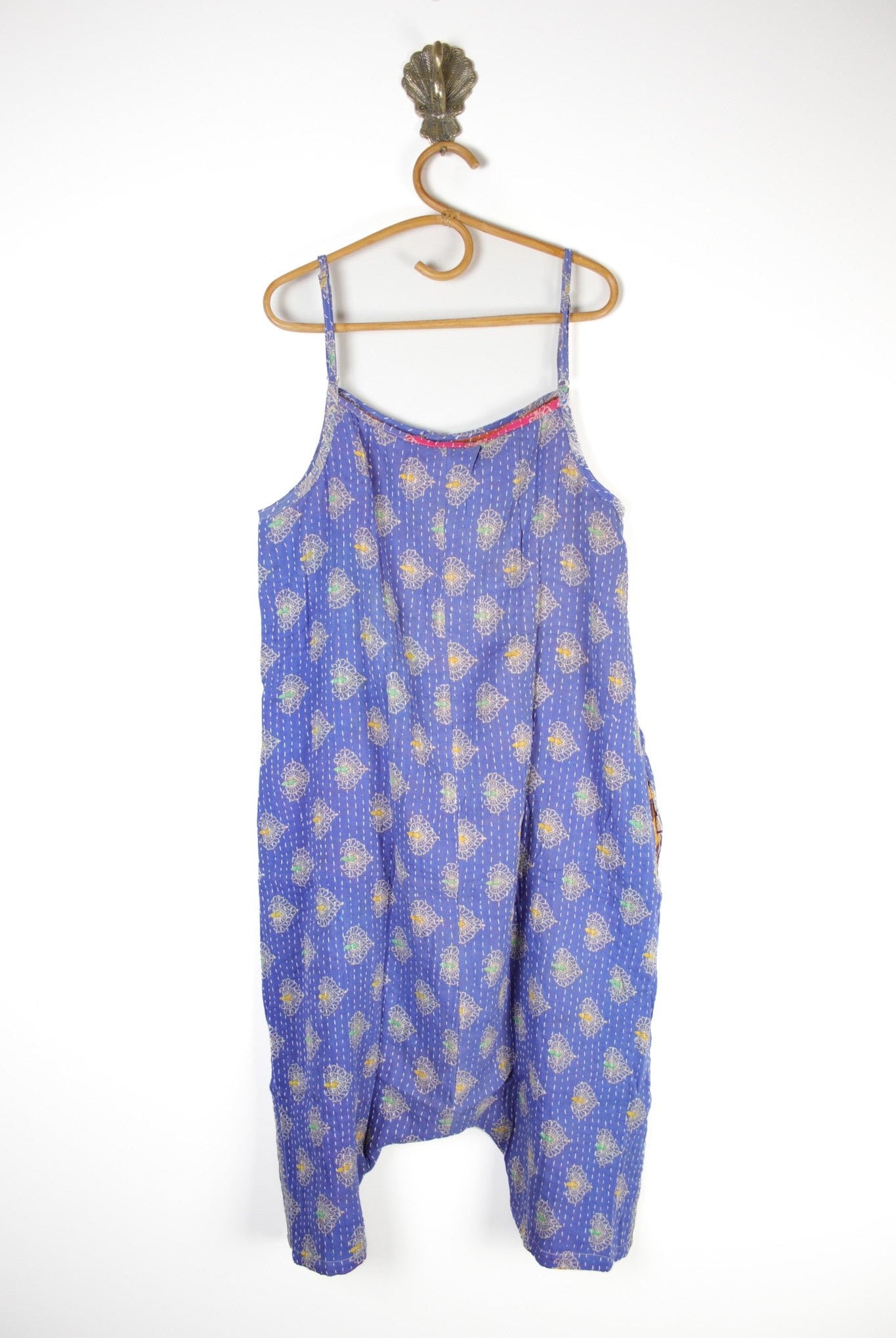 Asha Romper M (15545) AshaJumpsuitMRenewVintage155452 Renew Bohemian Pty Ltd