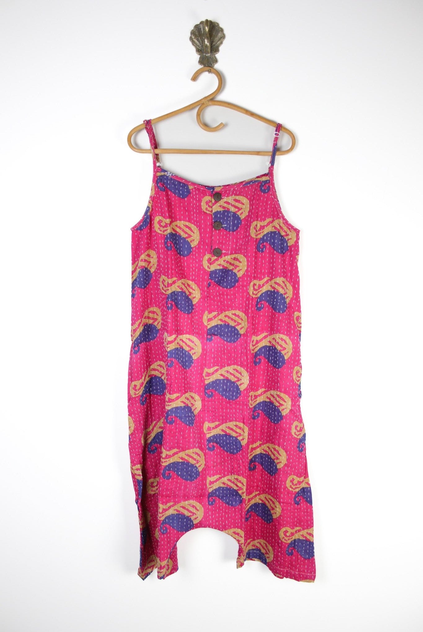Asha Romper S (15553) AshaJumpsuitSRenewVintage155531 Renew Bohemian Pty Ltd