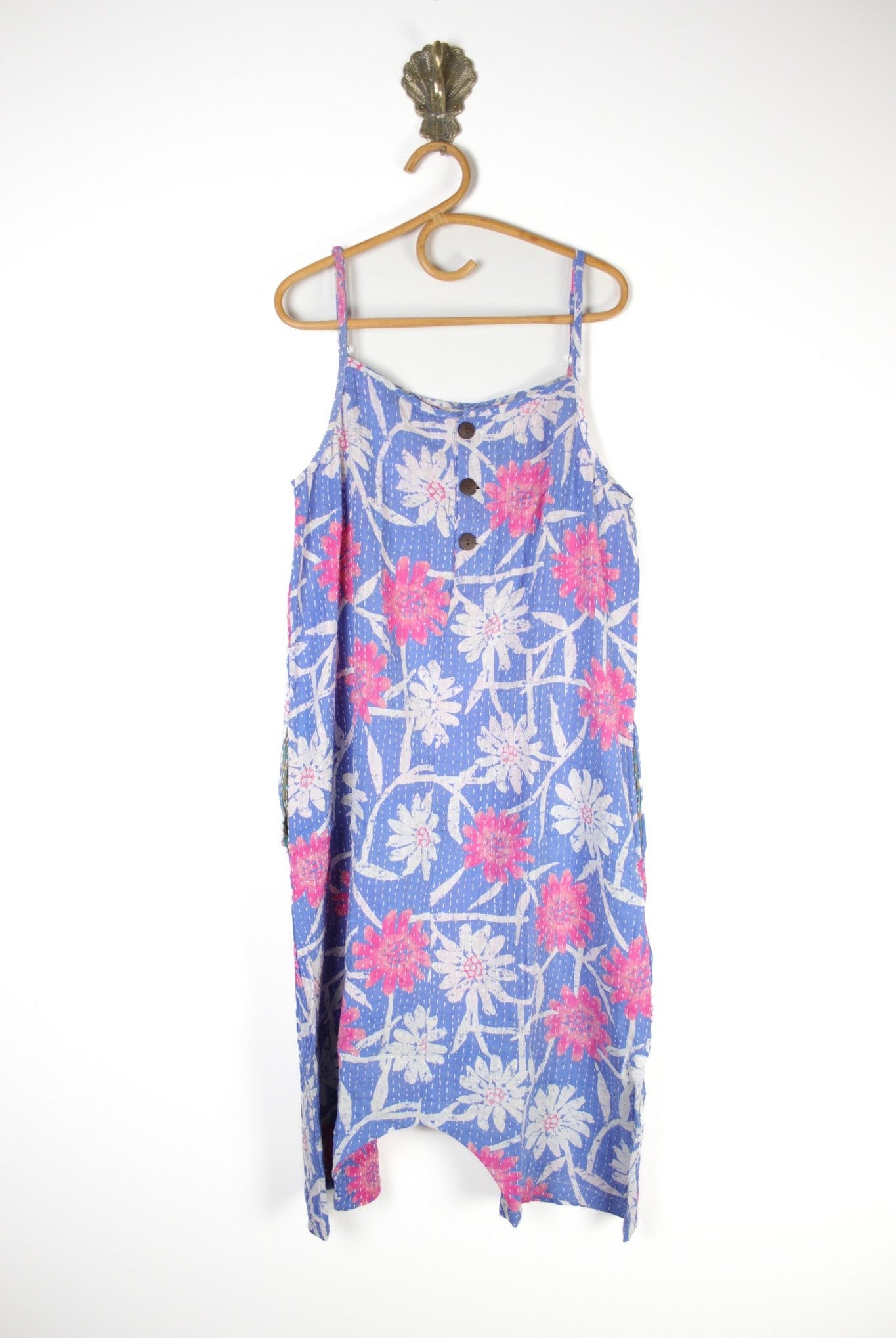 Asha Romper S (15559) AshaJumpsuitSRenewVintage155591 Renew Bohemian Pty Ltd