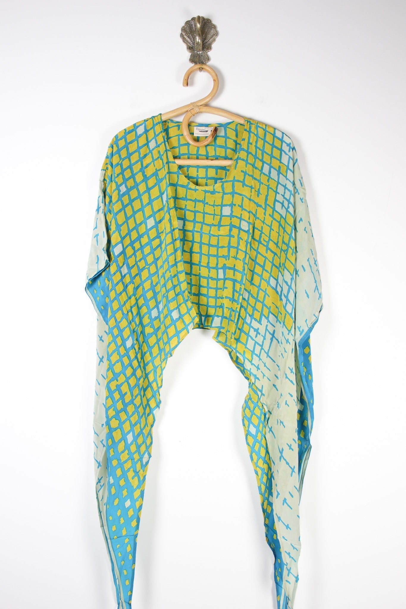 Aurora Silk Top L/XL (13091) AuroraSilkTopLXLRenewVintage13091 Renew Bohemian Pty Ltd