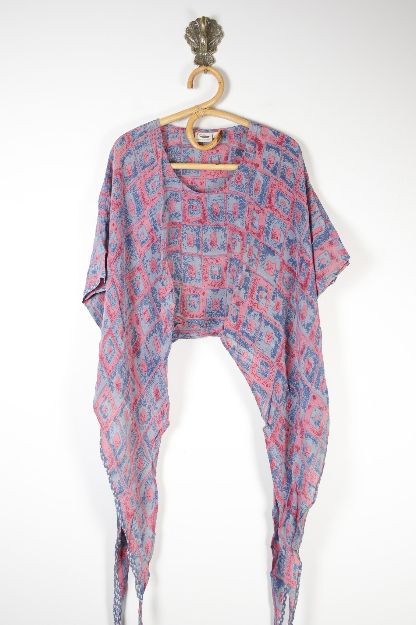 Aurora Silk Top L/XL (13164) AuroraSilkTopLXLRenewVintage13164 Renew Bohemian Pty Ltd