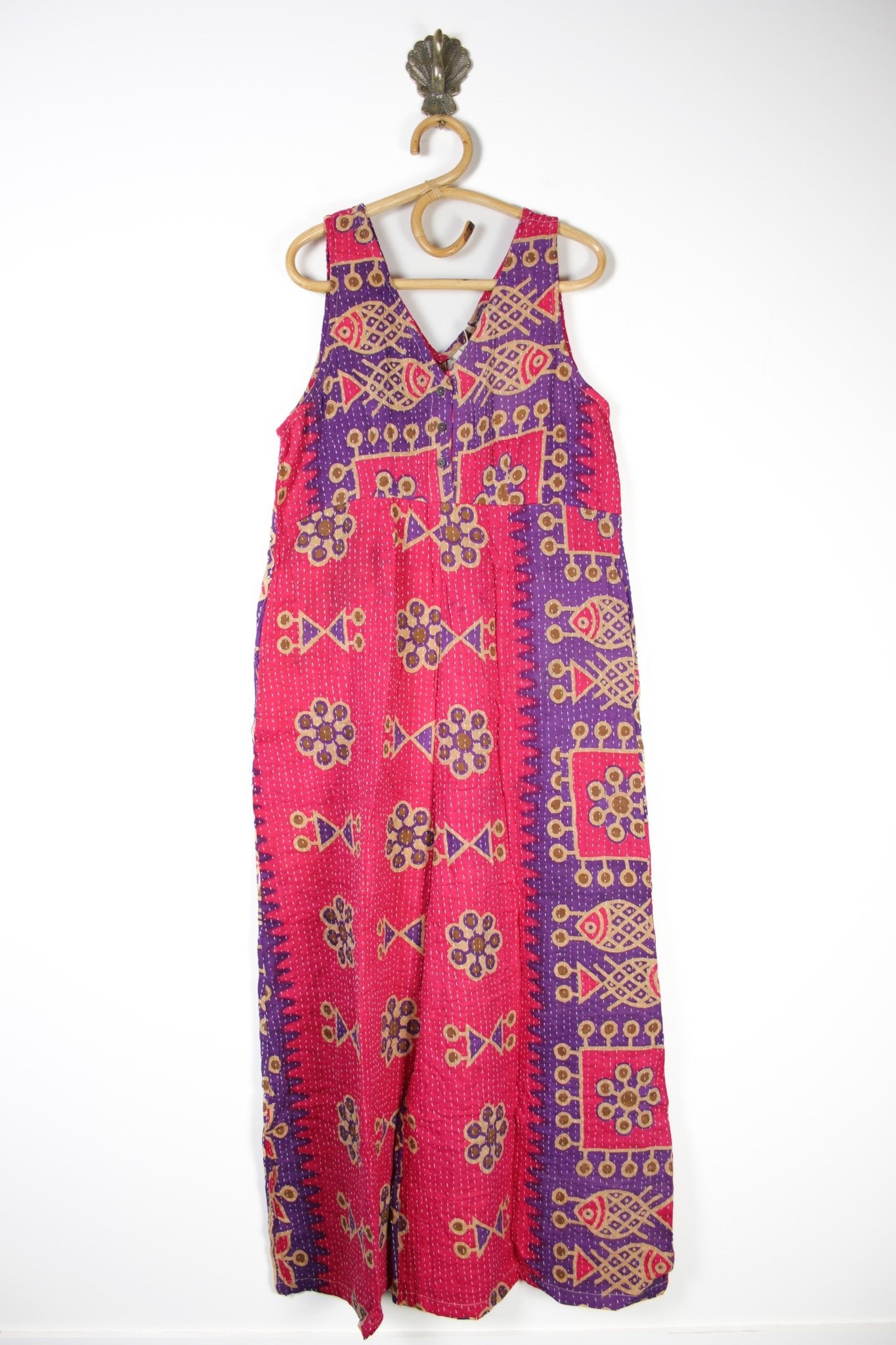 Boheme Jumpsuit XL (12241) BohemeJumpsuitXLRenewVintage122411 Renew Bohemian Pty Ltd