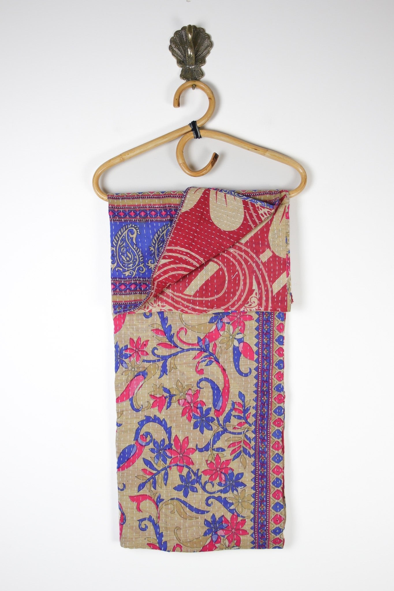 Chunky Kantha Scarf (17073) ChunkyKanthaScarfRenewVintage170731 Renew Bohemian Pty Ltd