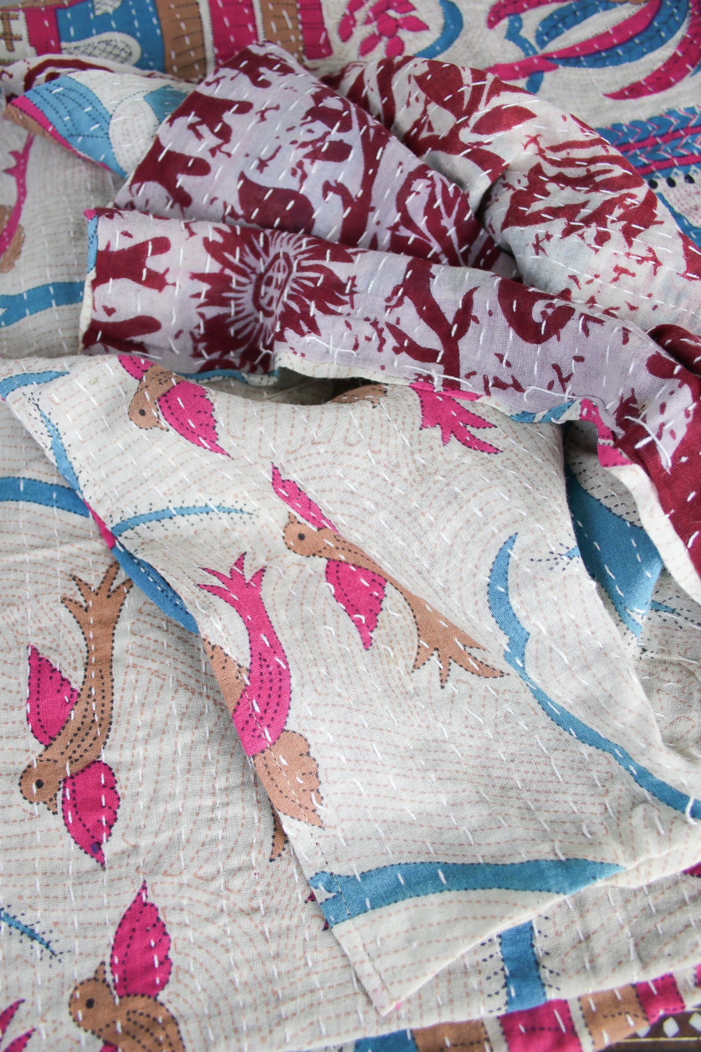 Chunky Kantha Scarf (17080)