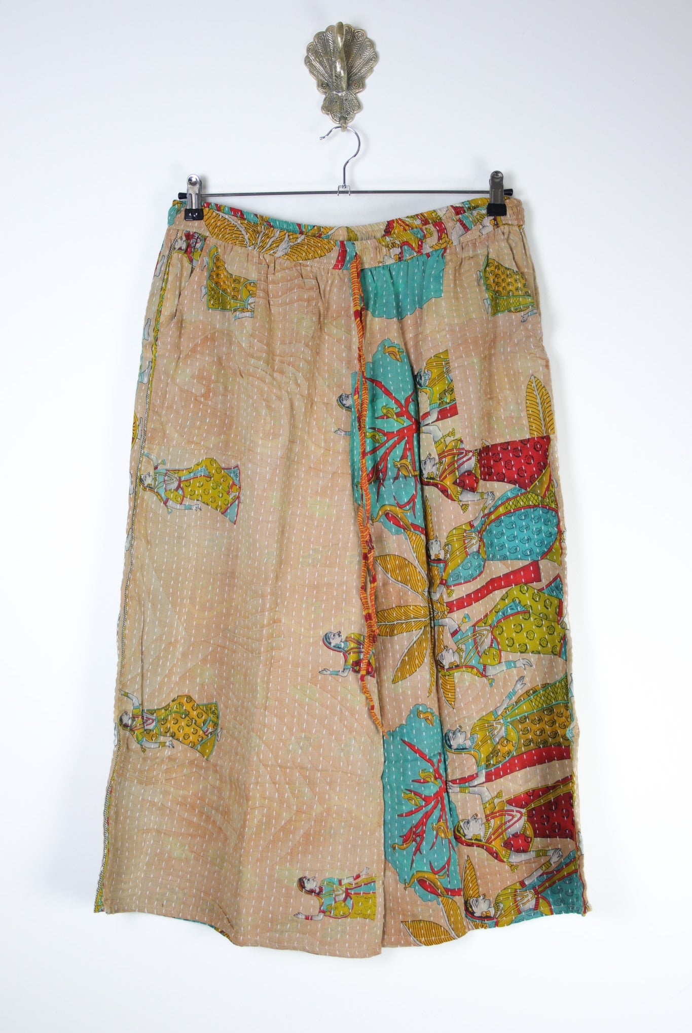 Cropped Kantha Pants 2XL (20987) CroppedPants2XLRenewBohemian209871 Renew Bohemian Pty Ltd