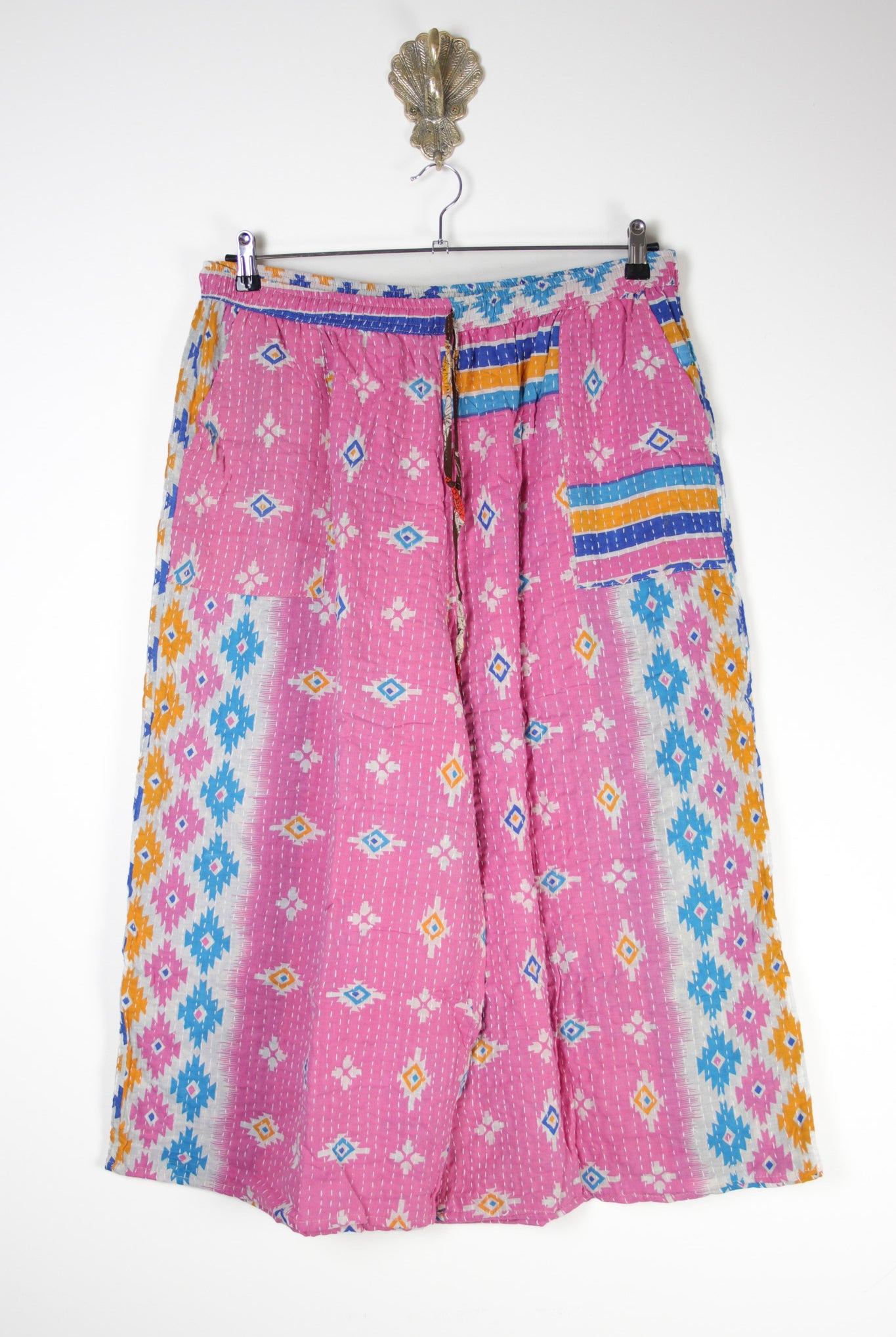 Cropped Kantha Pants 2XL (20990) CroppedPants2XLRenewBohemian209901 Renew Bohemian Pty Ltd