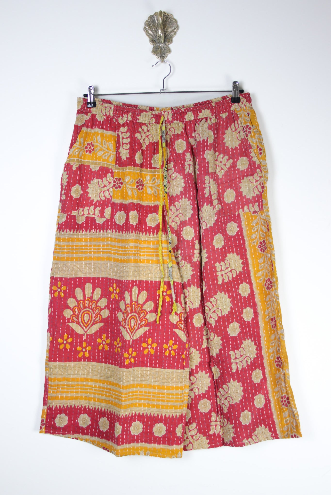 Cropped Kantha Pants 2XL (20991) CroppedPants2XLRenewBohemian209911 Renew Bohemian Pty Ltd