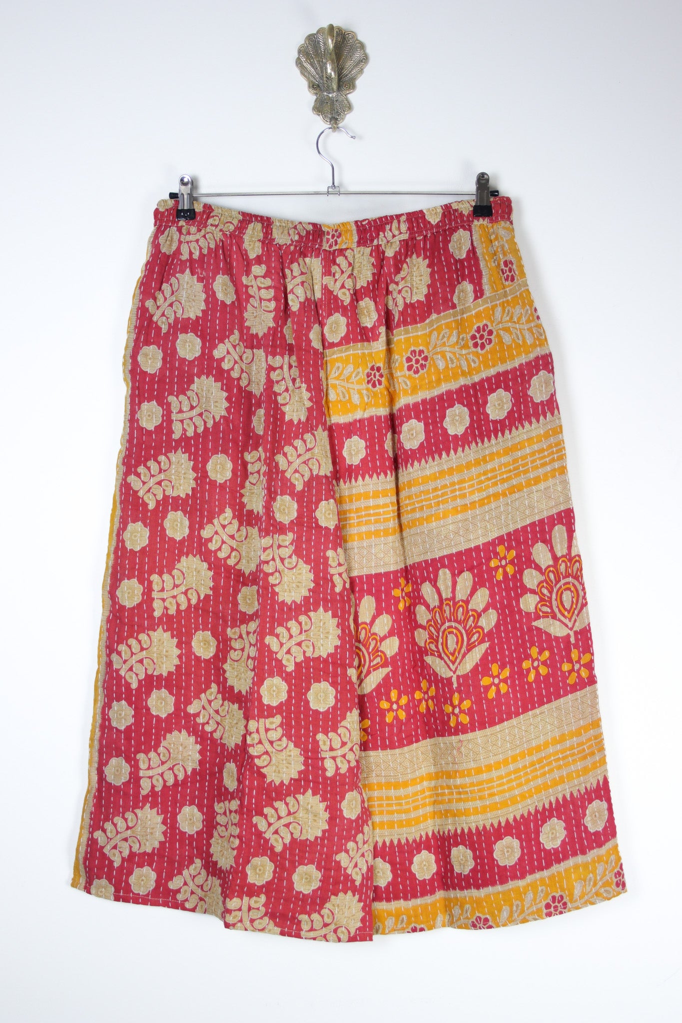 Cropped Kantha Pants 2XL (20991) CroppedPants2XLRenewBohemian209912 Renew Bohemian Pty Ltd