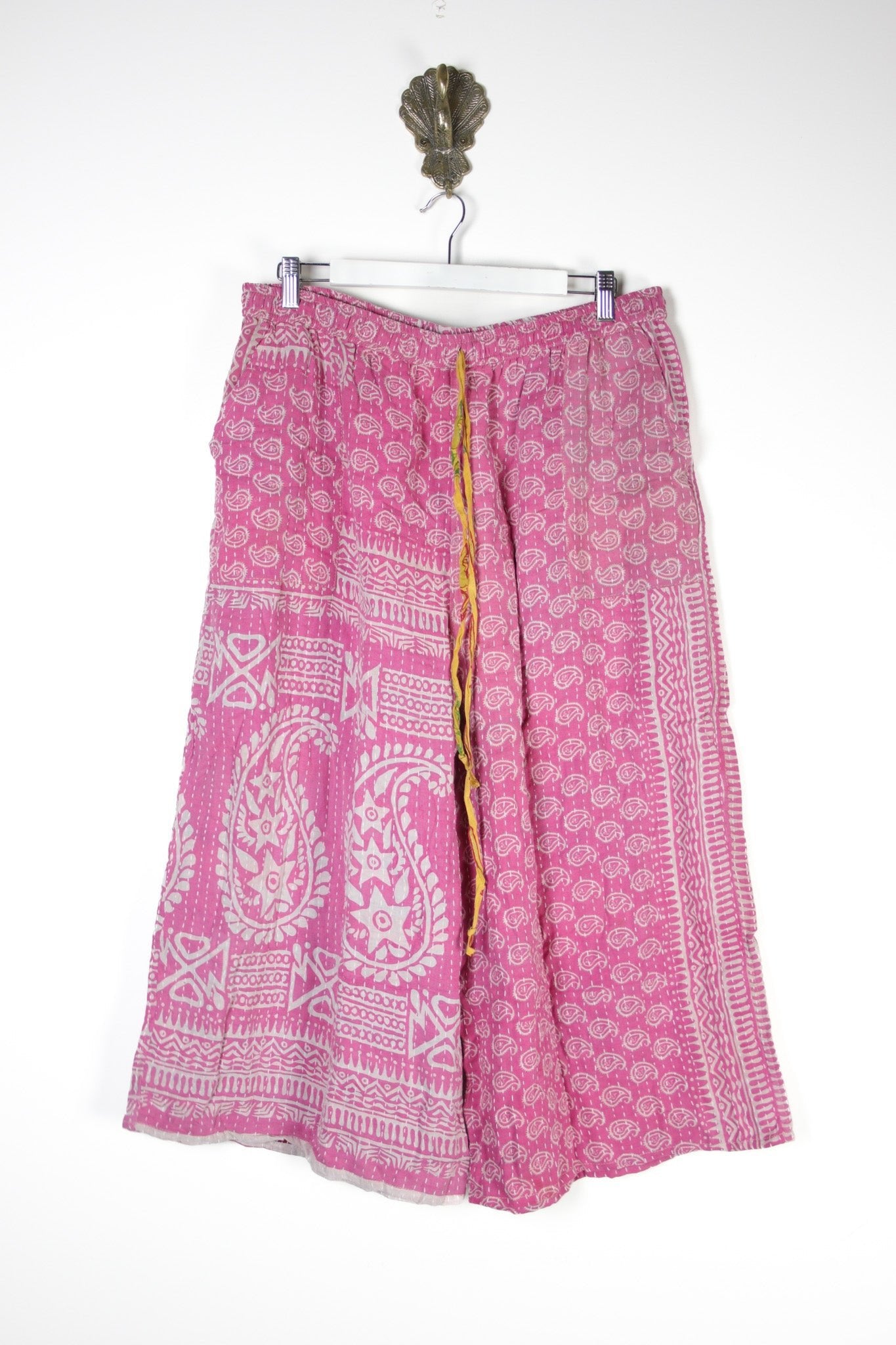 Cropped Kantha Pants 2XL (15723) CroppedPants2XLRenewVintage157231 Renew Bohemian Pty Ltd