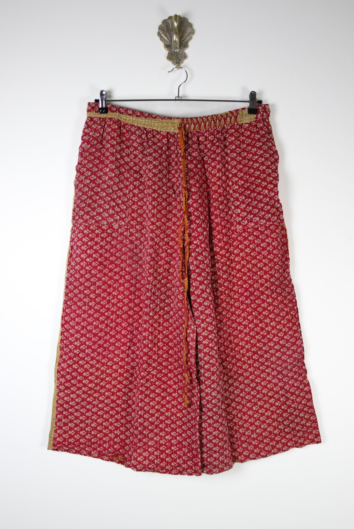 Cropped Kantha Pants 2XL (16640) CroppedPants2XLRenewVintage166401 Renew Bohemian Pty Ltd