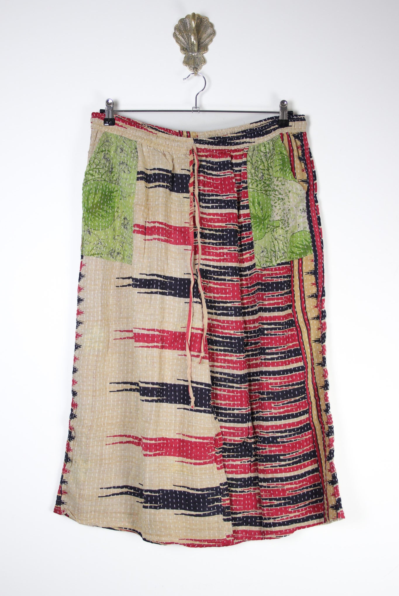 Cropped Kantha Pants 3XL (20992) CroppedPants3XLRenewBohemian209921 Renew Bohemian Pty Ltd