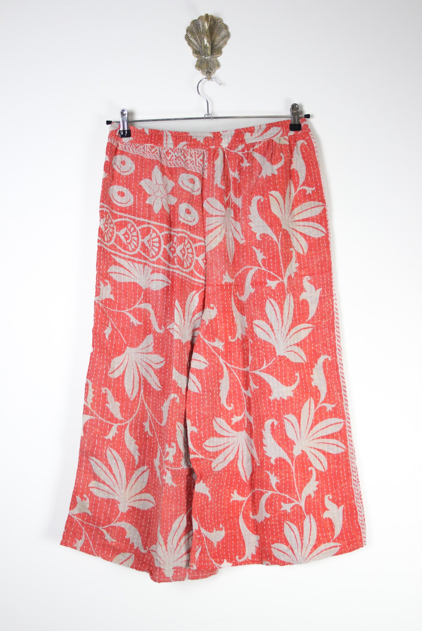 Cropped Kantha Pants L (20978) CroppedPantsLRenewBohemian209782 Renew Bohemian Pty Ltd
