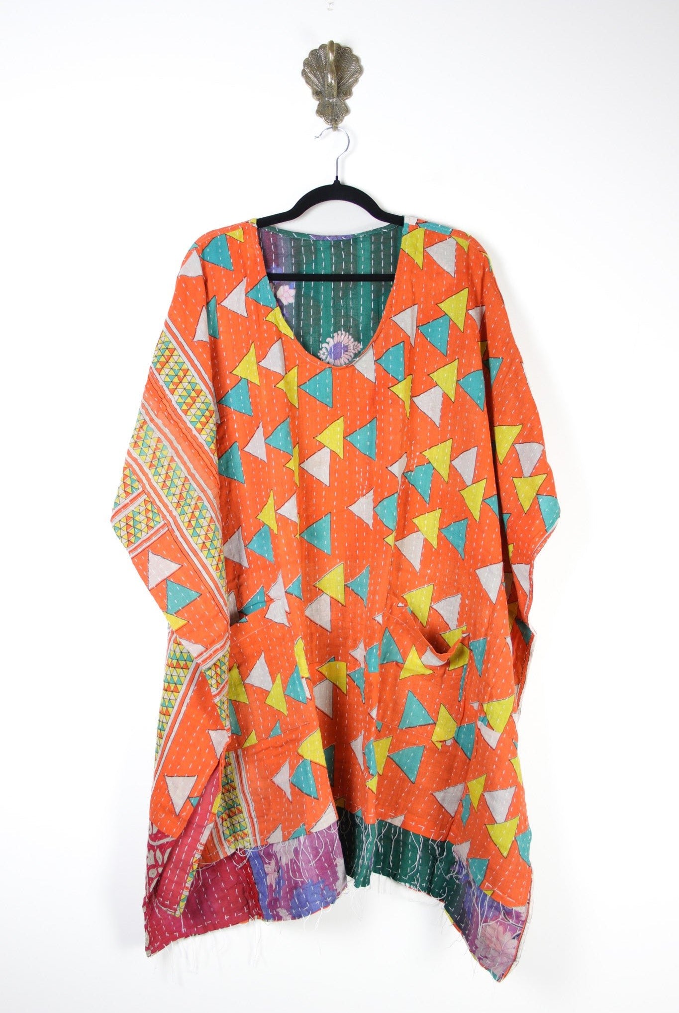 Dreamer Kantha Dress L/XL (17700) DreamerDressL_XLRenewVintage177001 Renew Bohemian Pty Ltd
