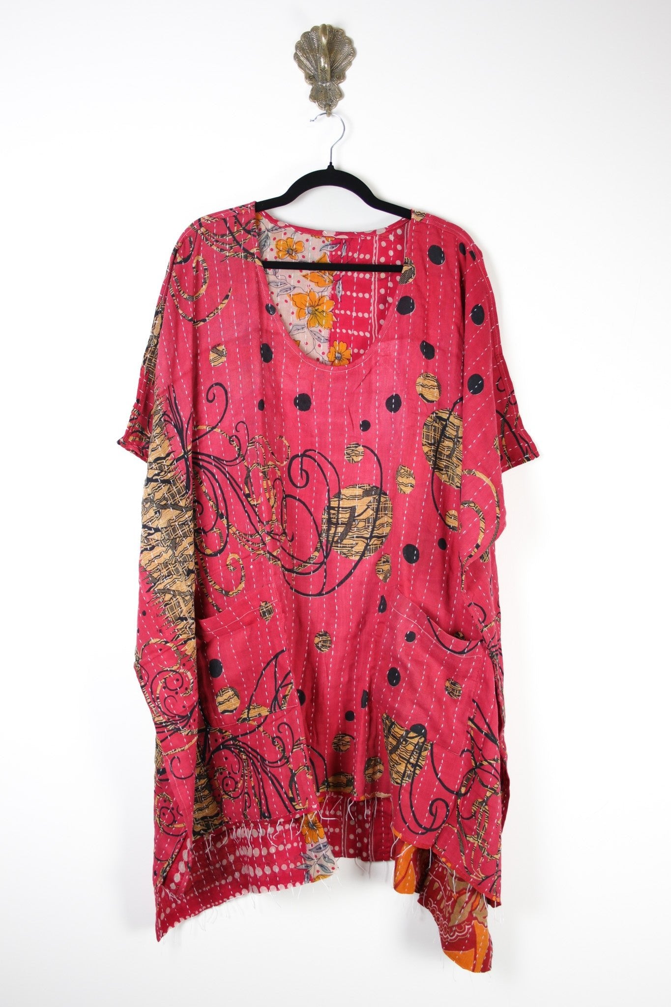 Dreamer Kantha Dress L/XL (17879) DreamerDressL_XLRenewVintage178791 Renew Bohemian Pty Ltd