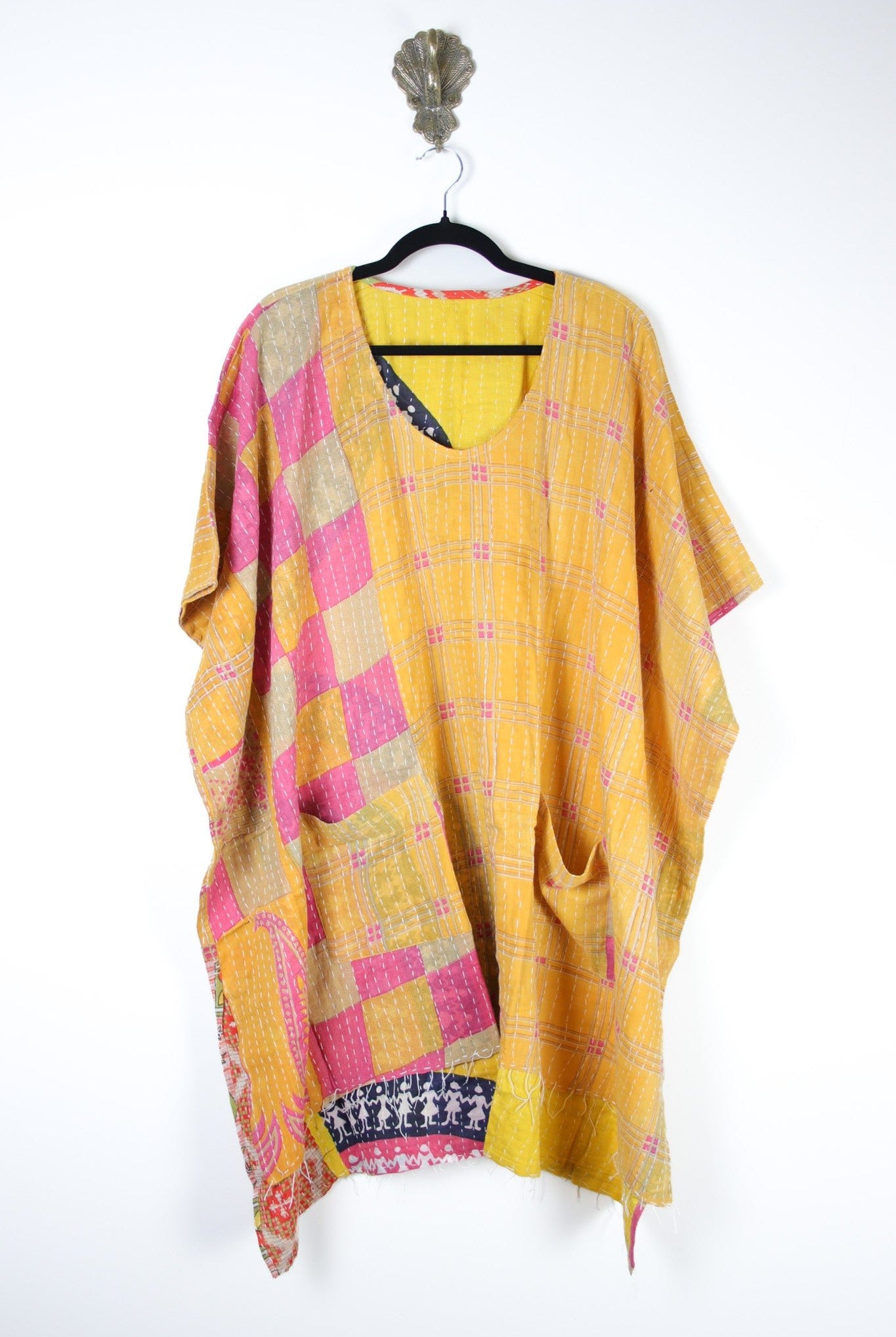Dreamer Kantha Dress L/XL (17883) DreamerDressL_XLRenewVintage178831 Renew Bohemian Pty Ltd
