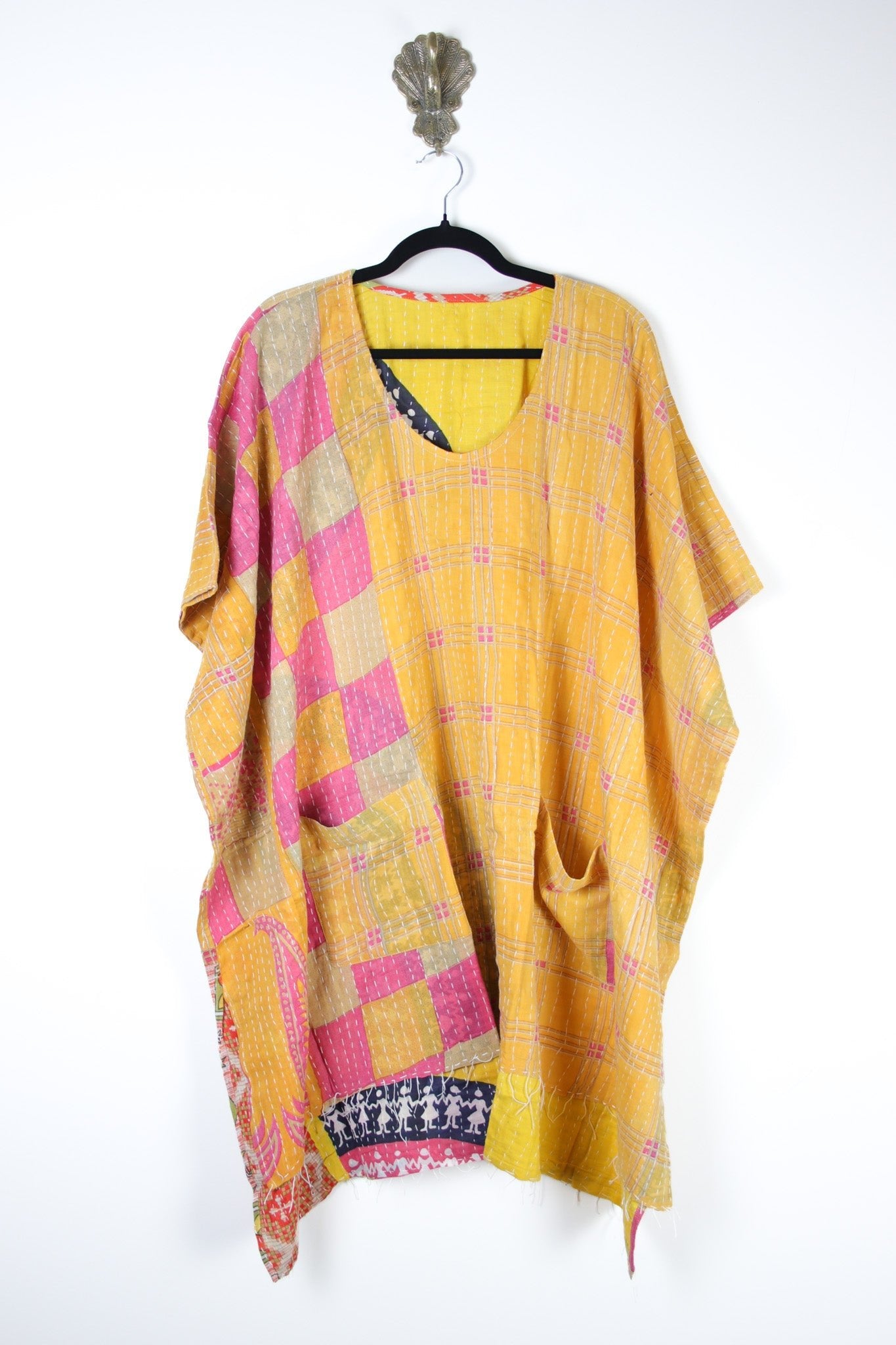 Dreamer Kantha Dress L/XL (17883) DreamerDressL_XLRenewVintage178831 Renew Bohemian Pty Ltd
