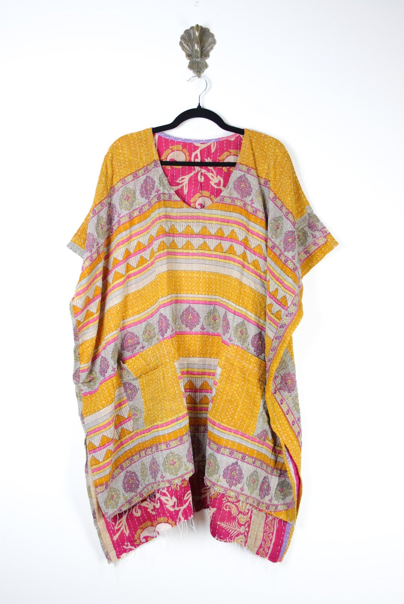 Dreamer Kantha Dress S/M (17705) DreamerDressS_MRenewVintage177051 Renew Bohemian Pty Ltd