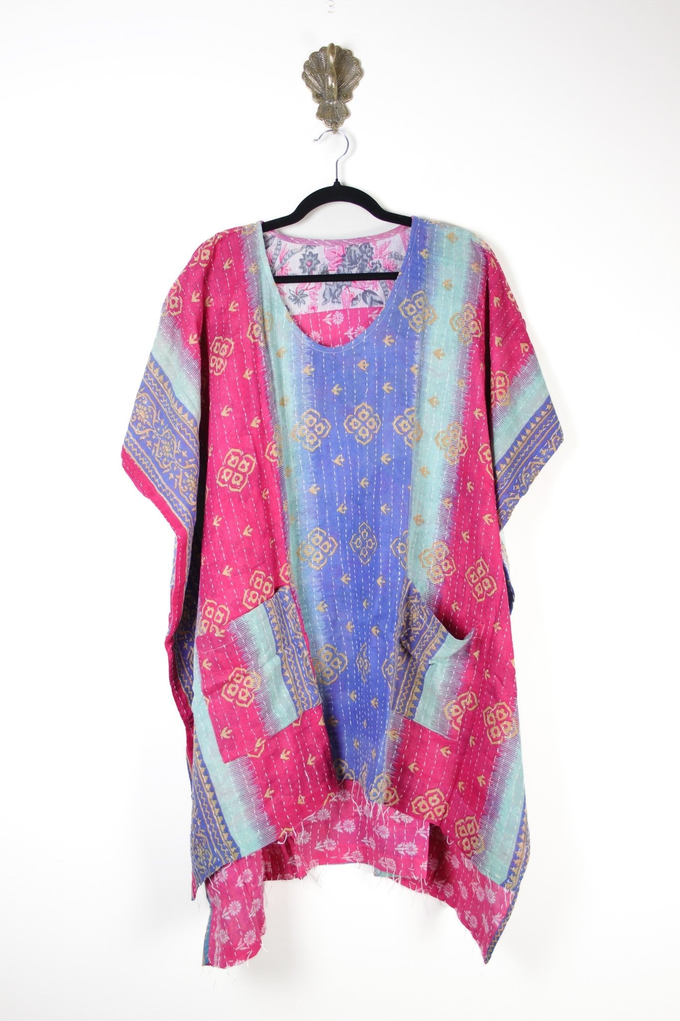 Dreamer Kantha Dress S/M (17707) DreamerDressS_MRenewVintage177071 Renew Vintage