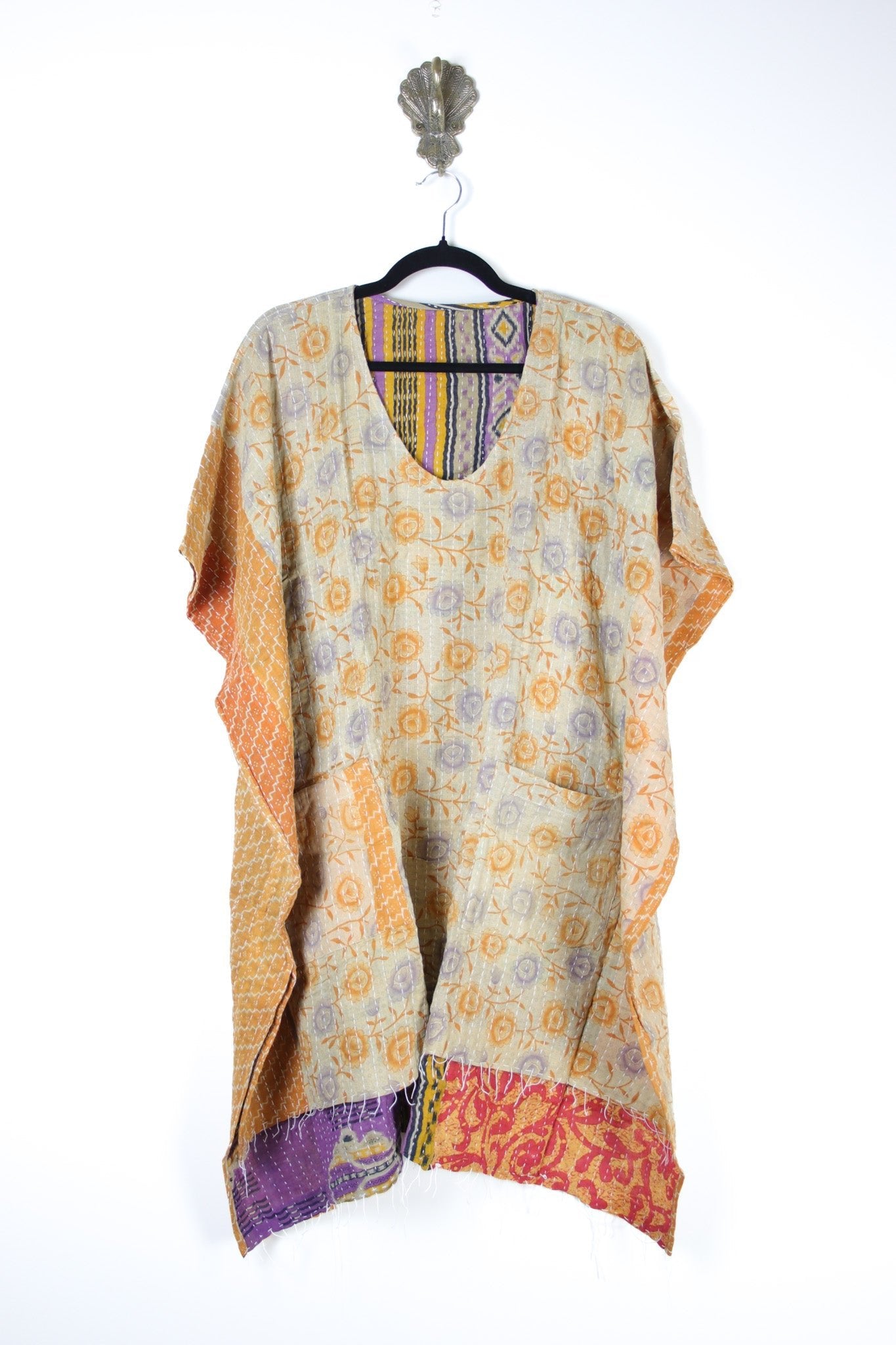 Dreamer Kantha Dress S/M (17708) DreamerDressS_MRenewVintage177081 Renew Bohemian Pty Ltd