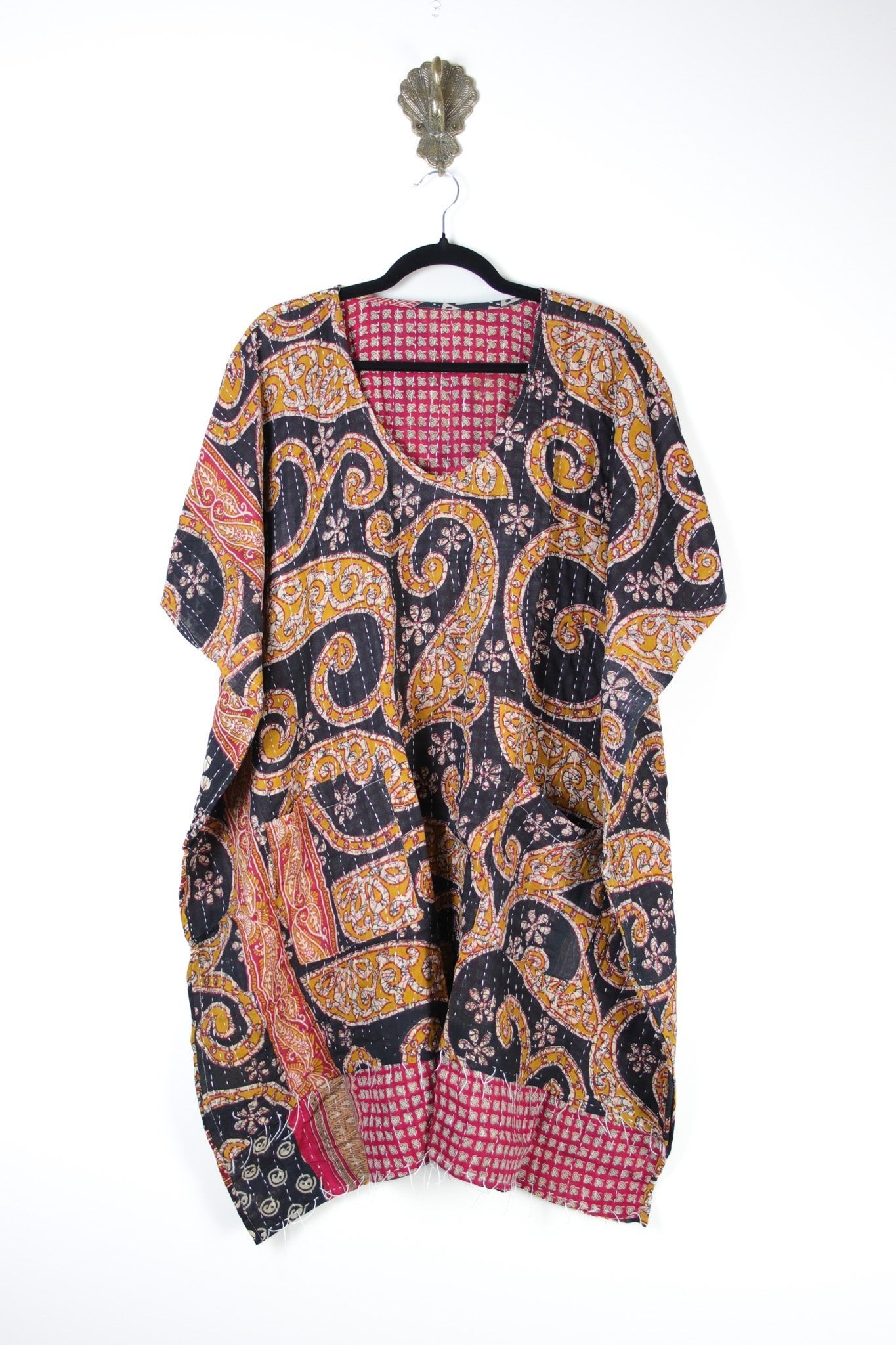 Dreamer Kantha Dress S/M (17711) DreamerDressS_MRenewVintage177111 Renew Vintage