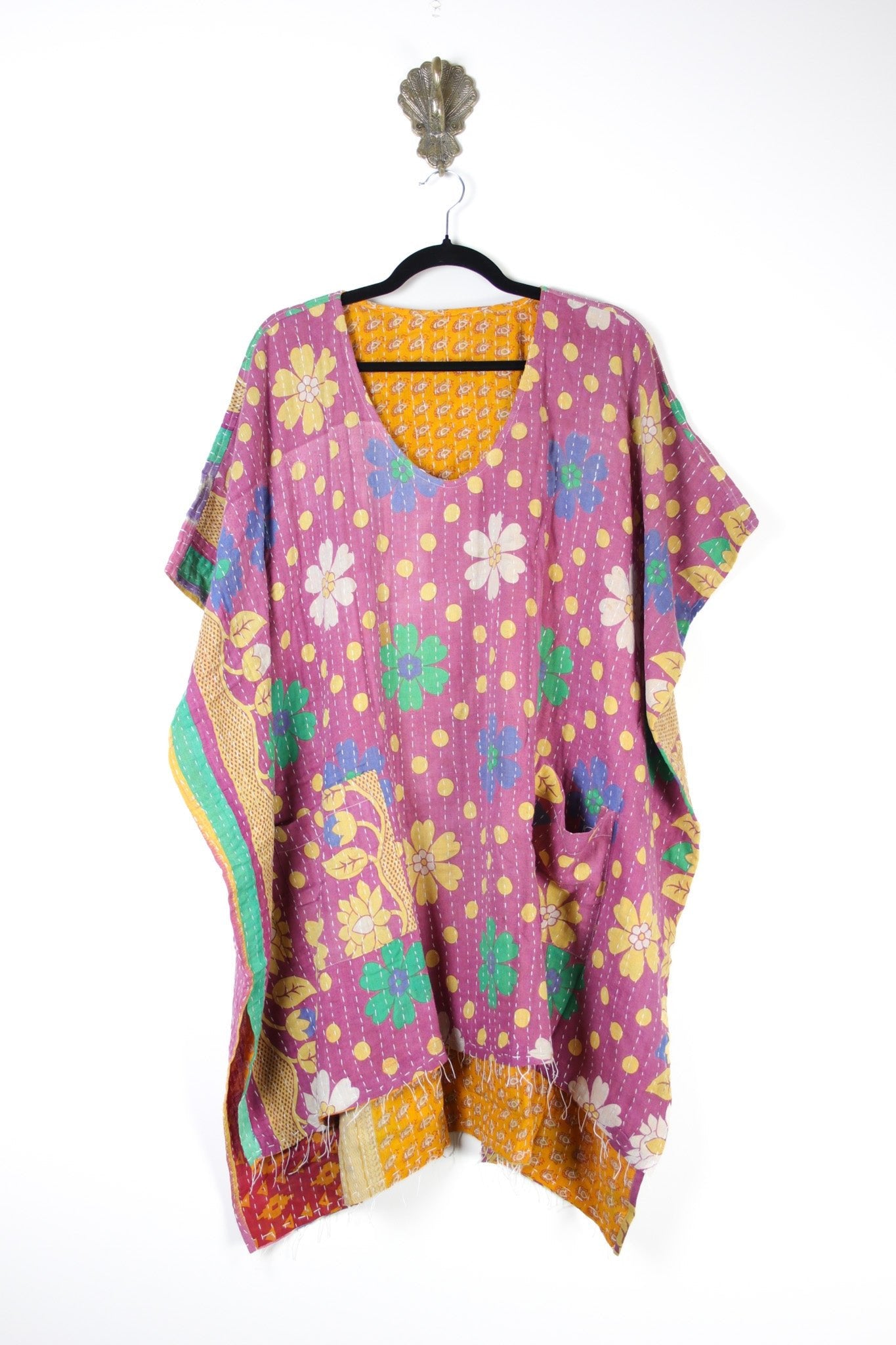 Dreamer Kantha Dress S/M (17715) DreamerDressS_MRenewVintage177151 Renew Vintage