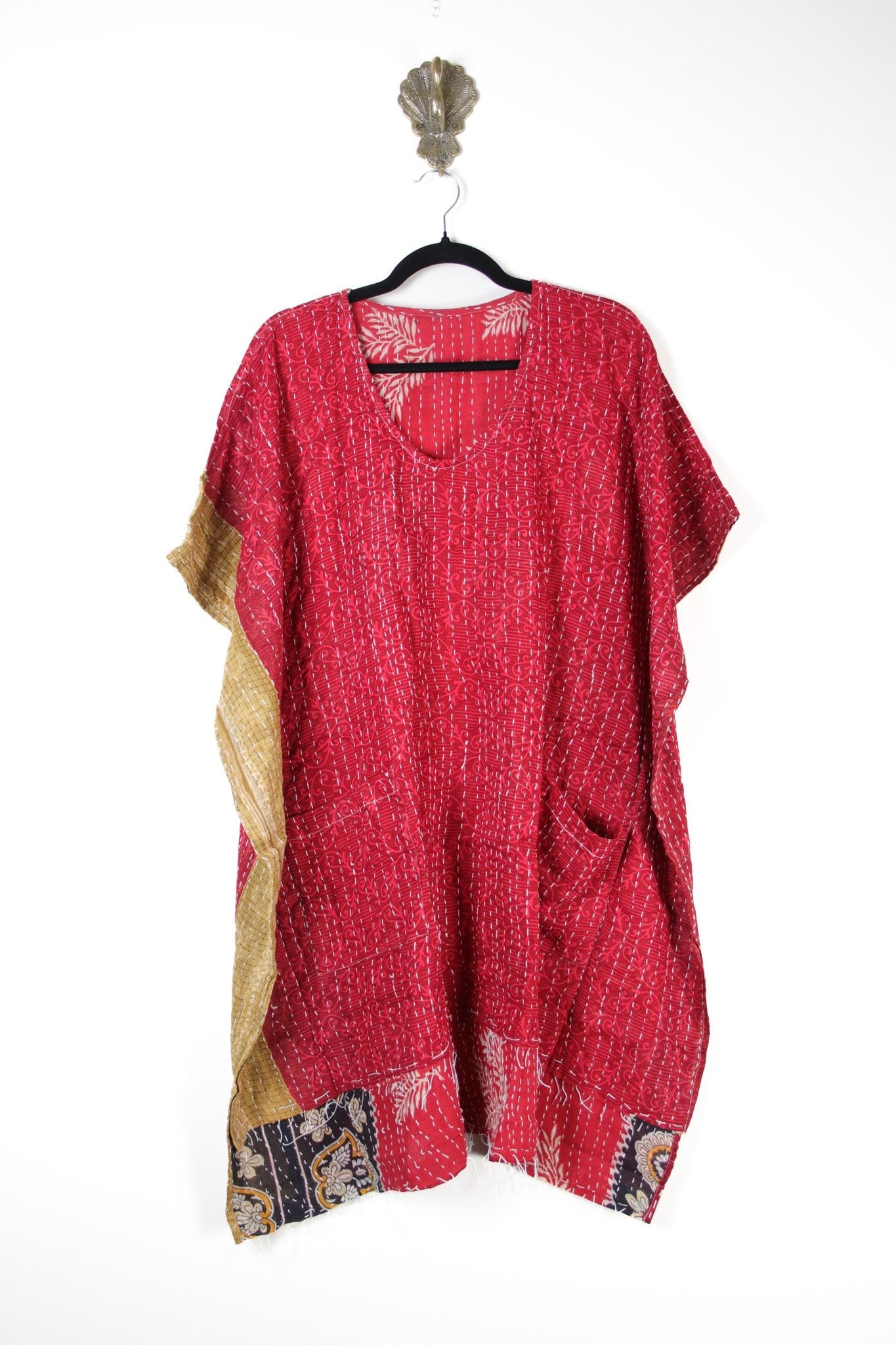 Dreamer Kantha Dress S/M (17720) DreamerDressS_MRenewVintage177201 Renew Bohemian Pty Ltd