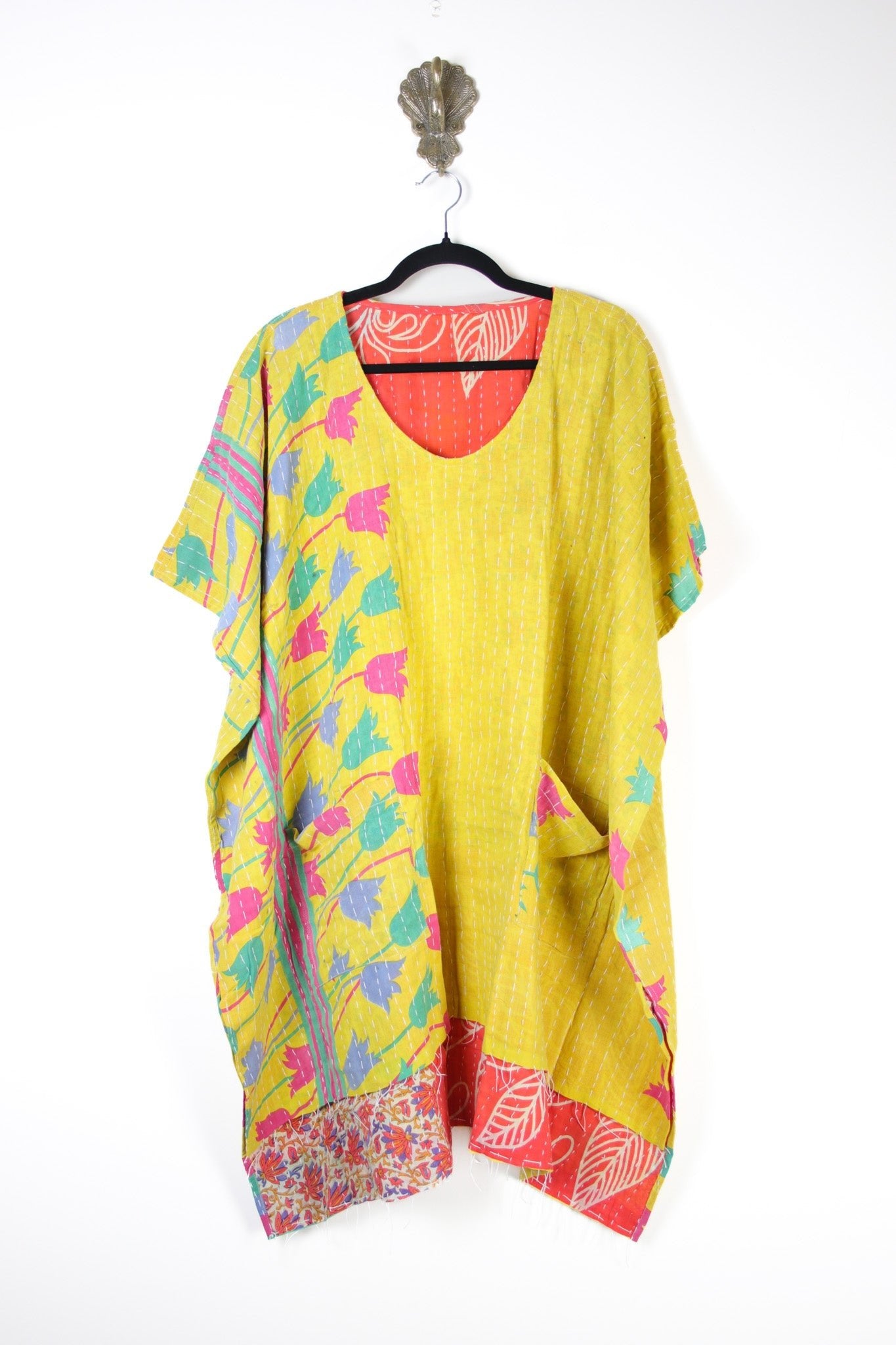 Dreamer Kantha Dress S/M (17721) DreamerDressS_MRenewVintage177211 Renew Bohemian Pty Ltd