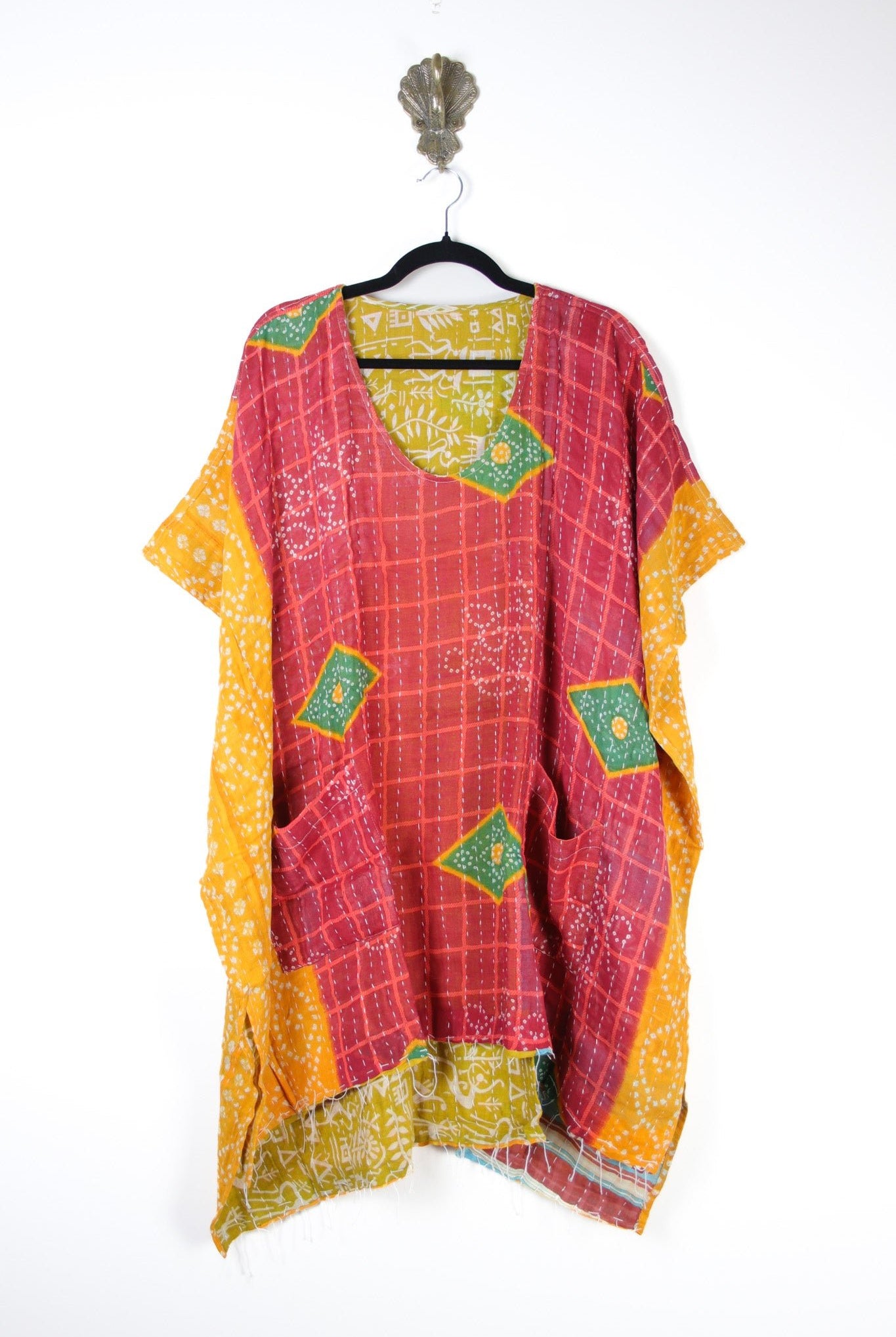 Dreamer Kantha Dress S/M (17728) DreamerDressS_MRenewVintage177281 Renew Bohemian Pty Ltd