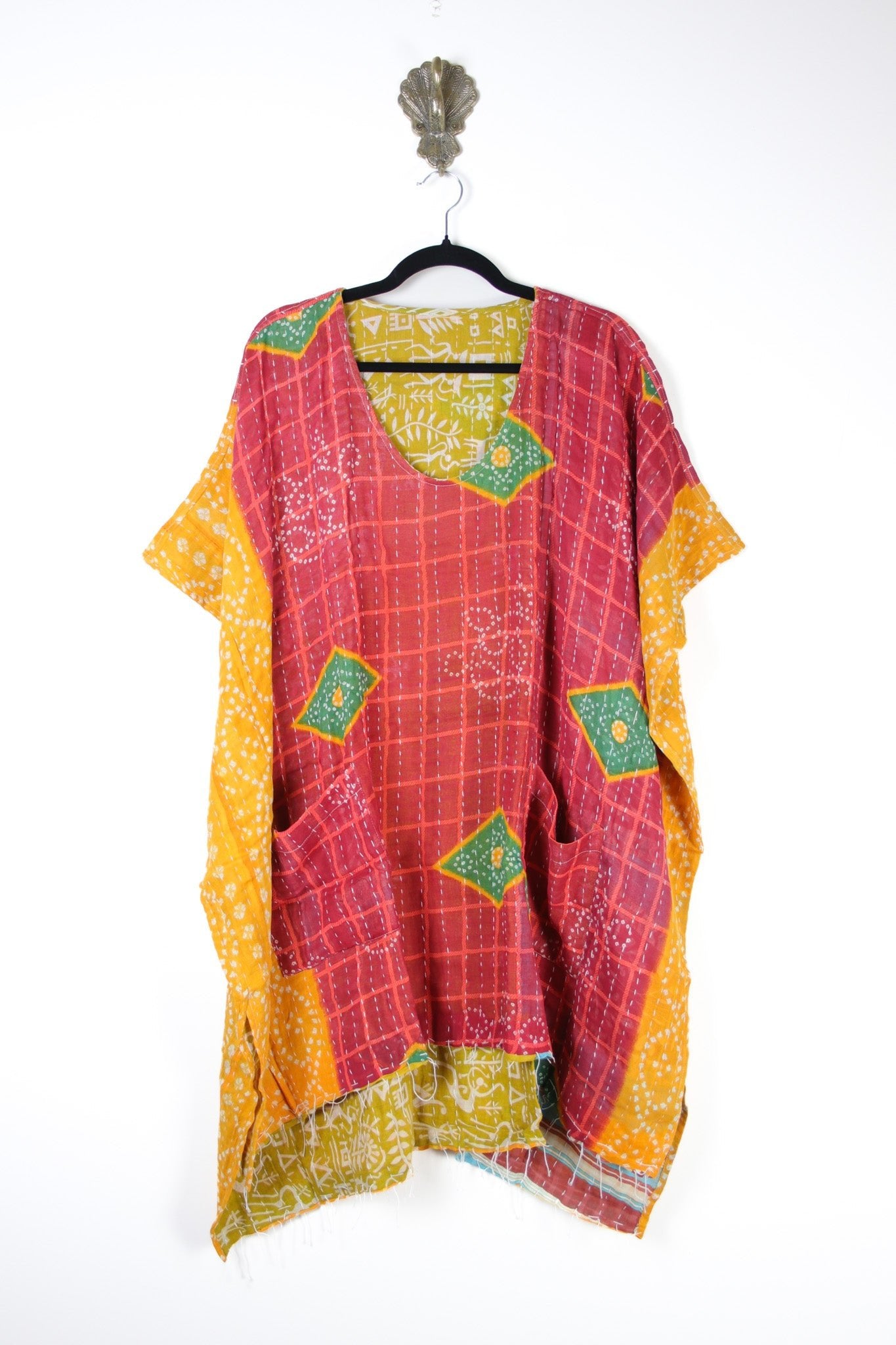 Dreamer Kantha Dress S/M (17728) DreamerDressS_MRenewVintage177281 Renew Bohemian Pty Ltd