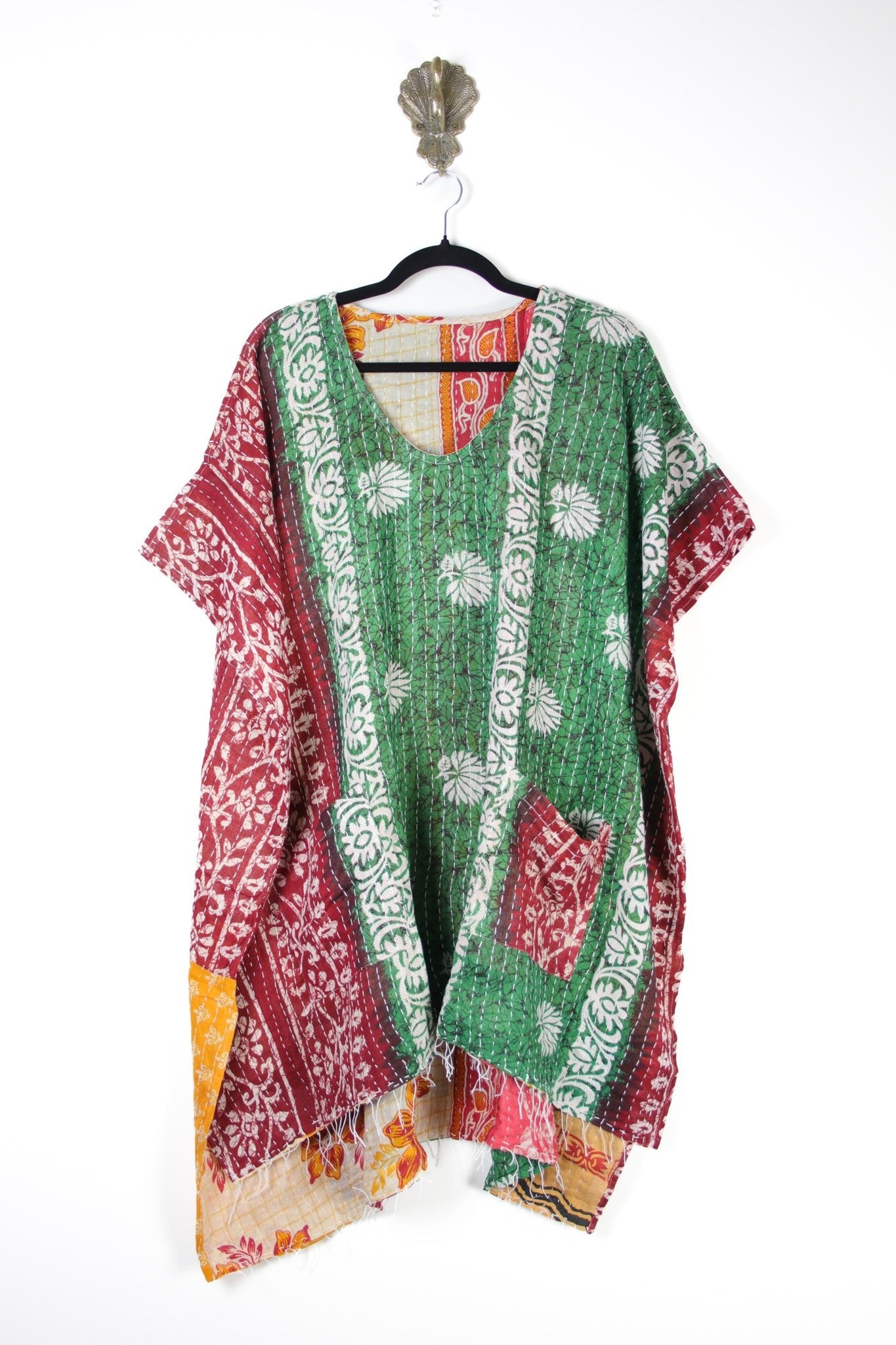 Dreamer Kantha Dress S/M (17729) DreamerDressS_MRenewVintage177291 Renew Vintage