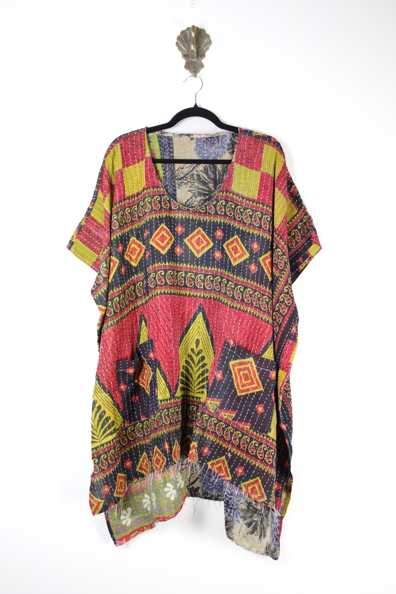 Dreamer Kantha Dress S/M (17735) DreamerDressS_MRenewVintage177351 Renew Vintage