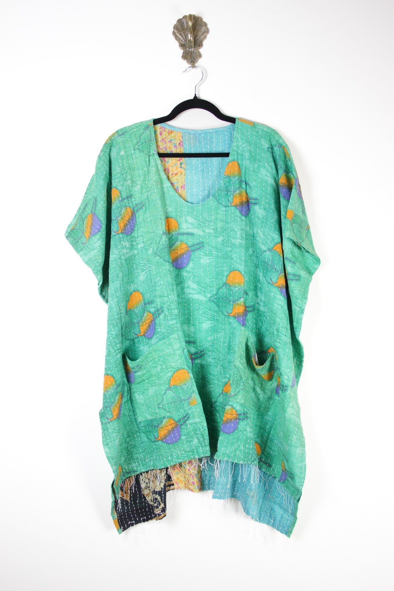 Dreamer Kantha Dress S/M (17857) DreamerDressS_MRenewVintage178571 Renew Bohemian Pty Ltd