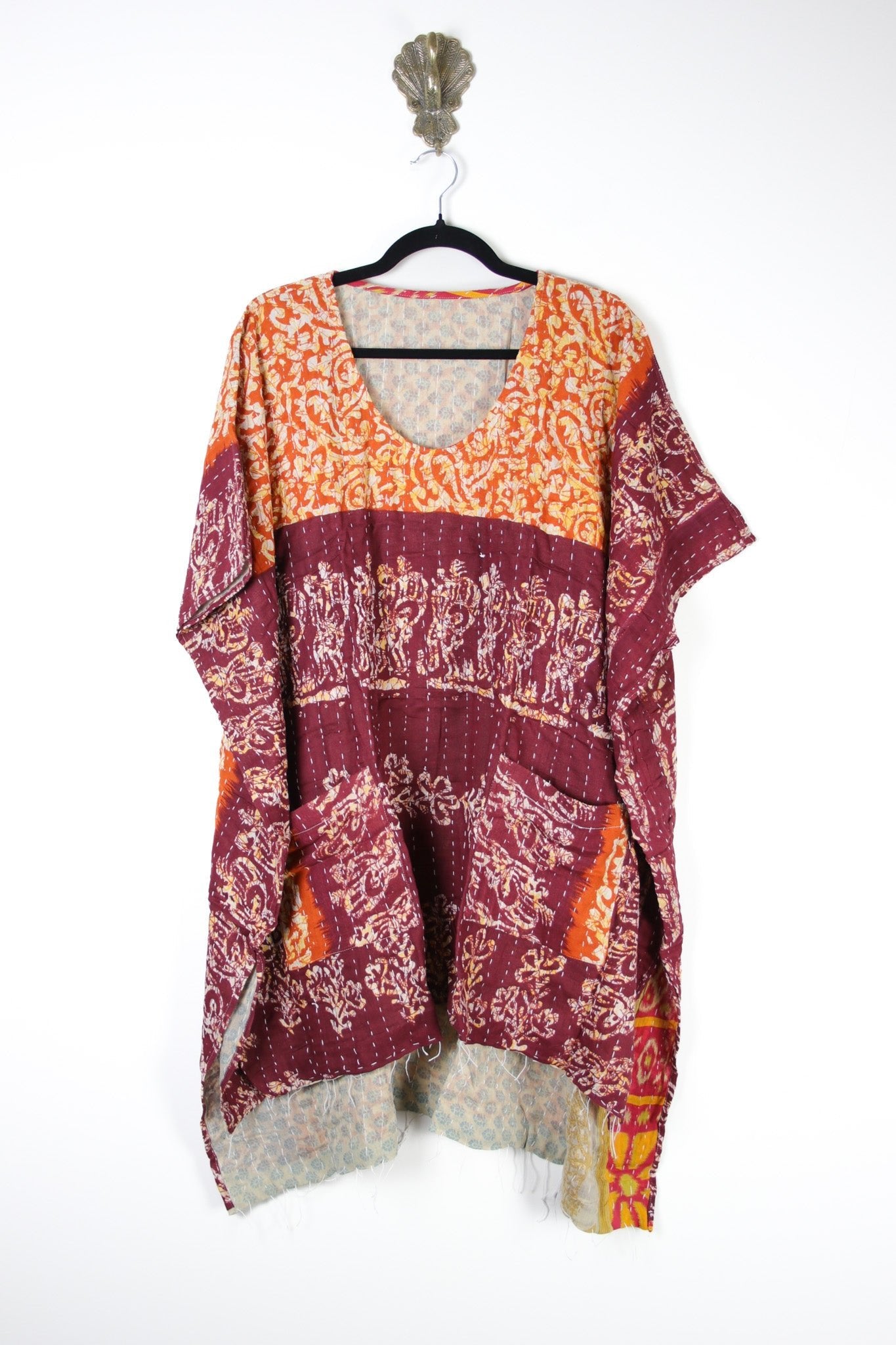 Dreamer Kantha Dress S/M (17858) DreamerDressS_MRenewVintage178581 Renew Bohemian Pty Ltd