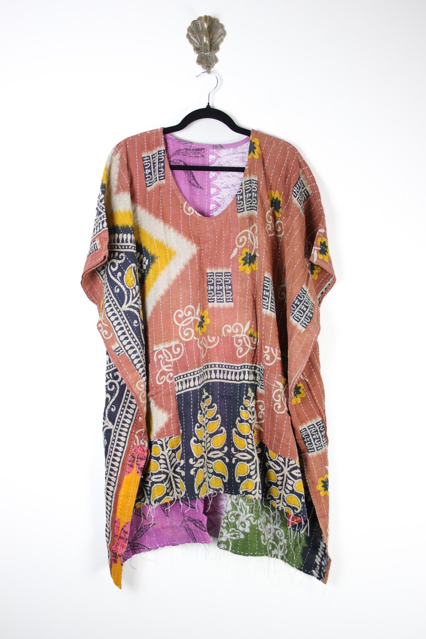 Dreamer Kantha Dress S/M (17864) DreamerDressS_MRenewVintage178641 Renew Vintage
