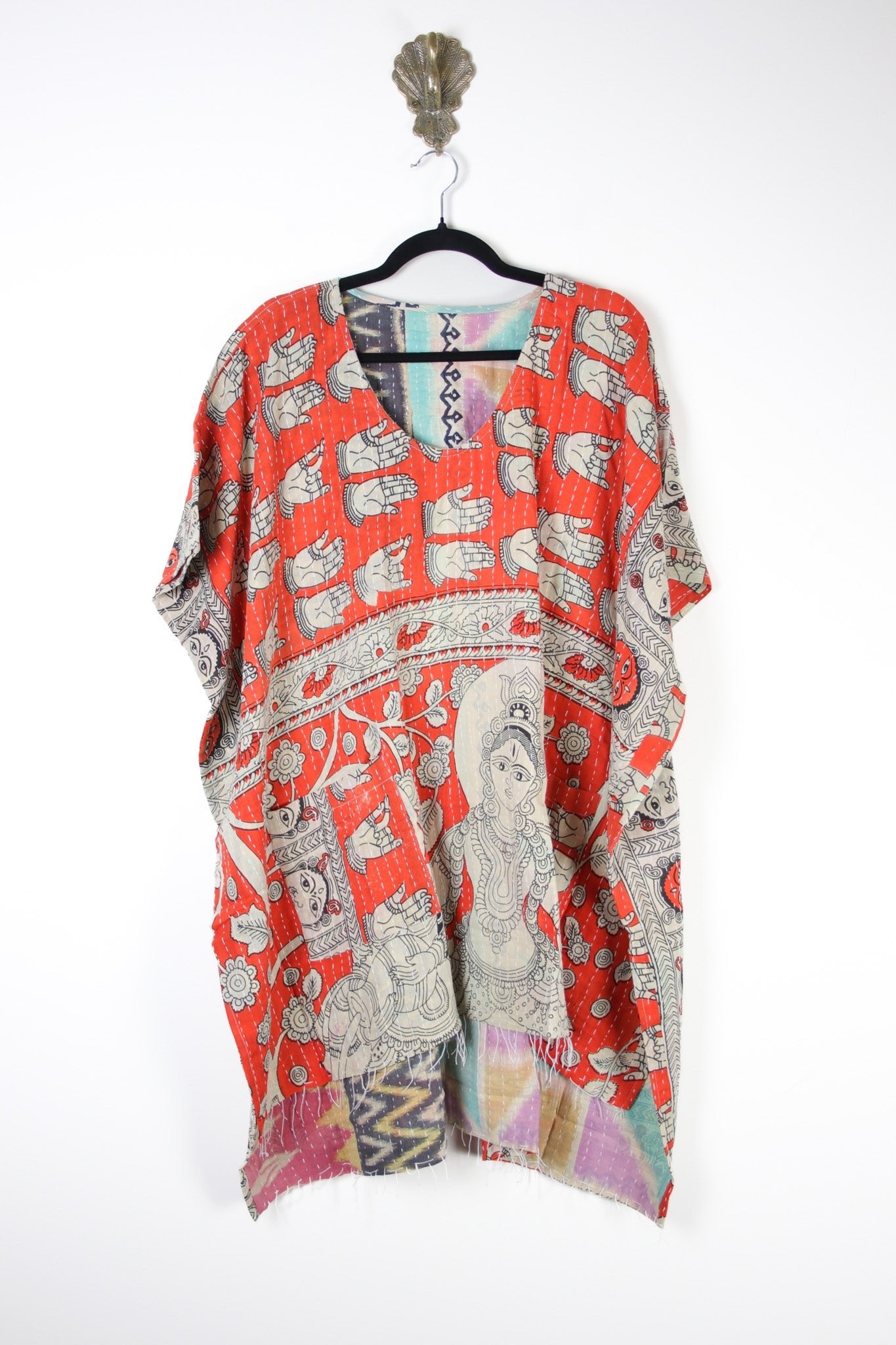 Dreamer Kantha Dress S/M (17867) DreamerDressS_MRenewVintage178671 Renew Bohemian Pty Ltd