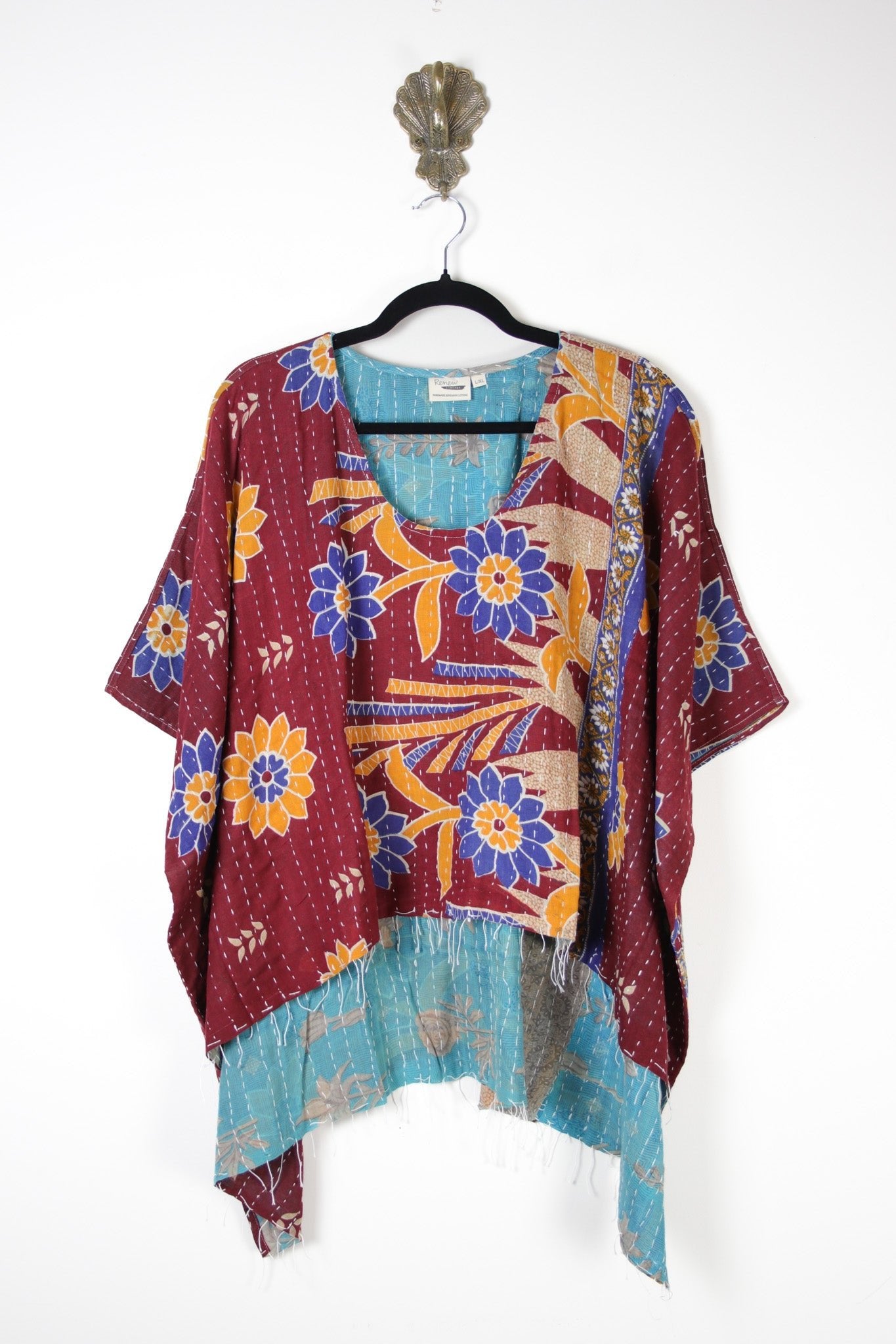 Dreamer Kantha Top L/XL (19953) DreamerTopL_XLRenewBohemian199531 Renew Bohemian Pty Ltd