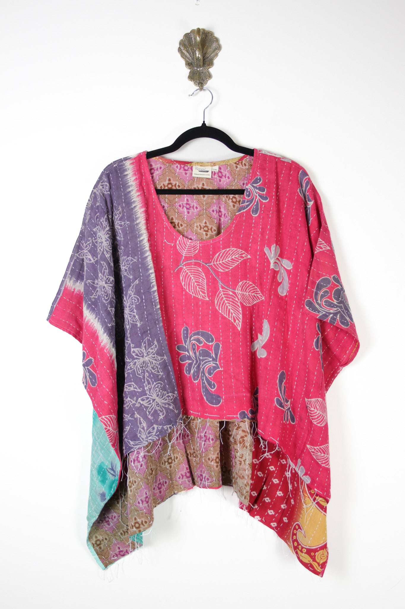 Dreamer Kantha Top L/XL (19955) DreamerTopL_XLRenewBohemian199551 Renew Bohemian Pty Ltd