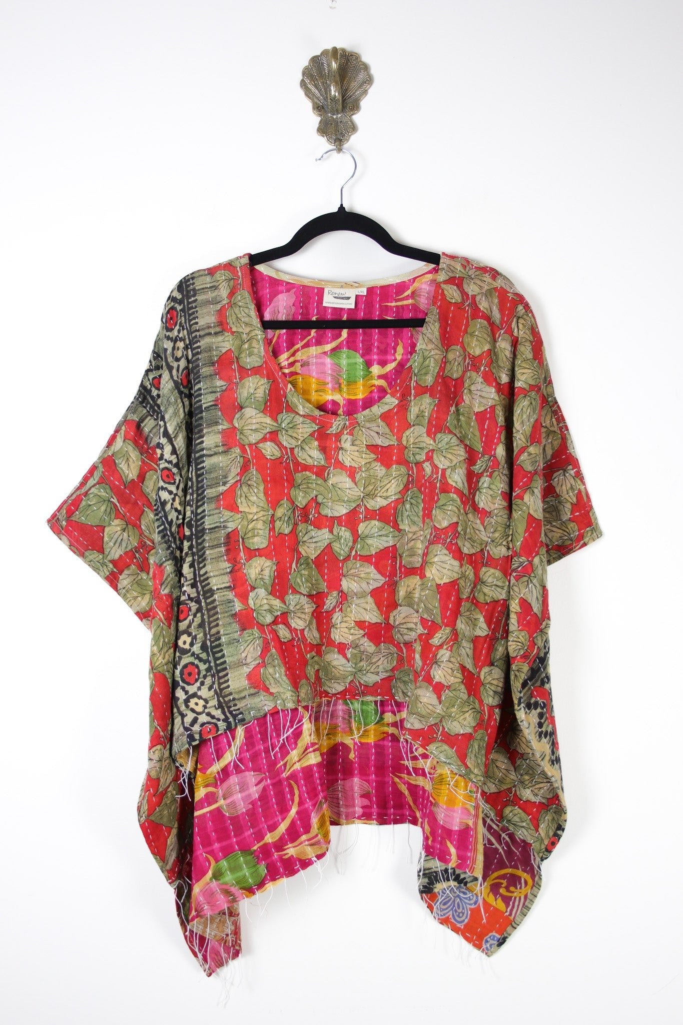 Dreamer Kantha Top L/XL (19960) DreamerTopL_XLRenewBohemian19960marked1 Renew Bohemian Pty Ltd